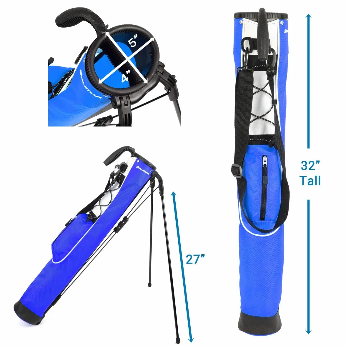 Orlimar Pitch 'n Putt Borsa da Golf Leggera con Supporto