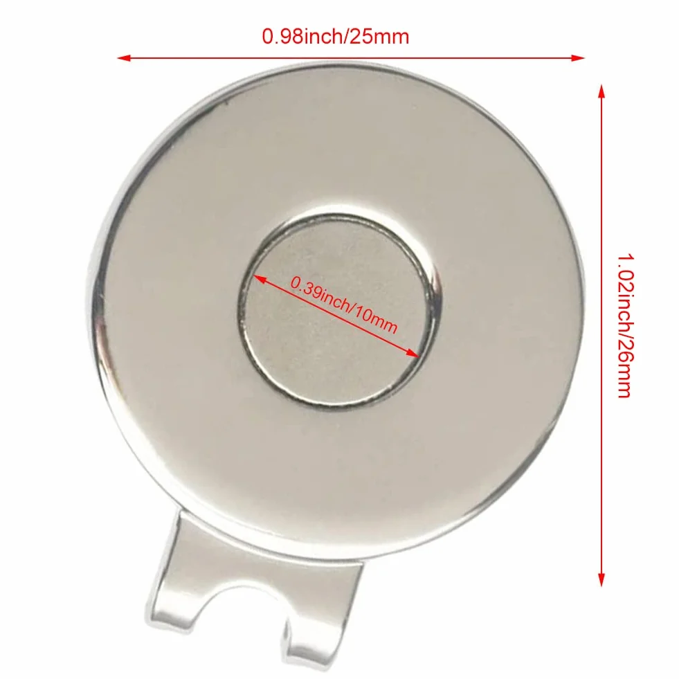 Marcatori per Palline da Golf Clip per Cappello Magnetica Forte Magnete