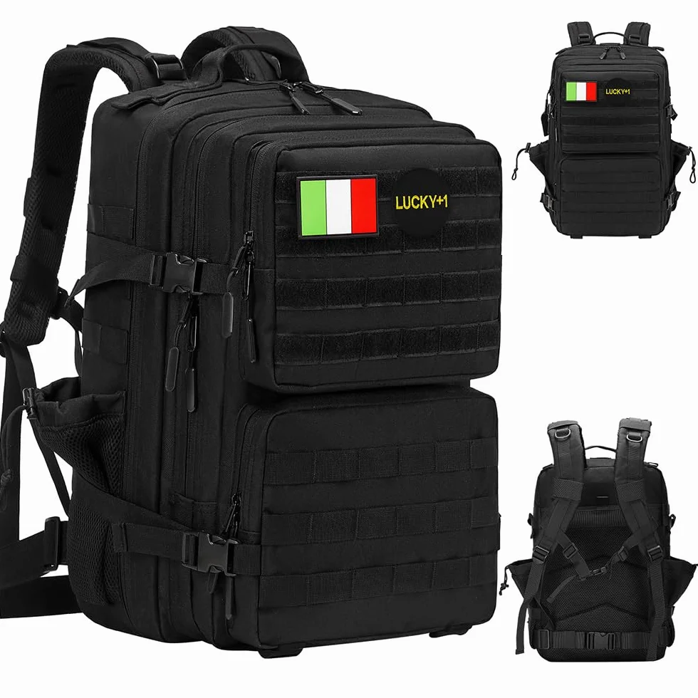 Delgeo Zaino Tattico Militare 45L Impermeabile Pieghevole Alpinismo Escursionismo Campeggio