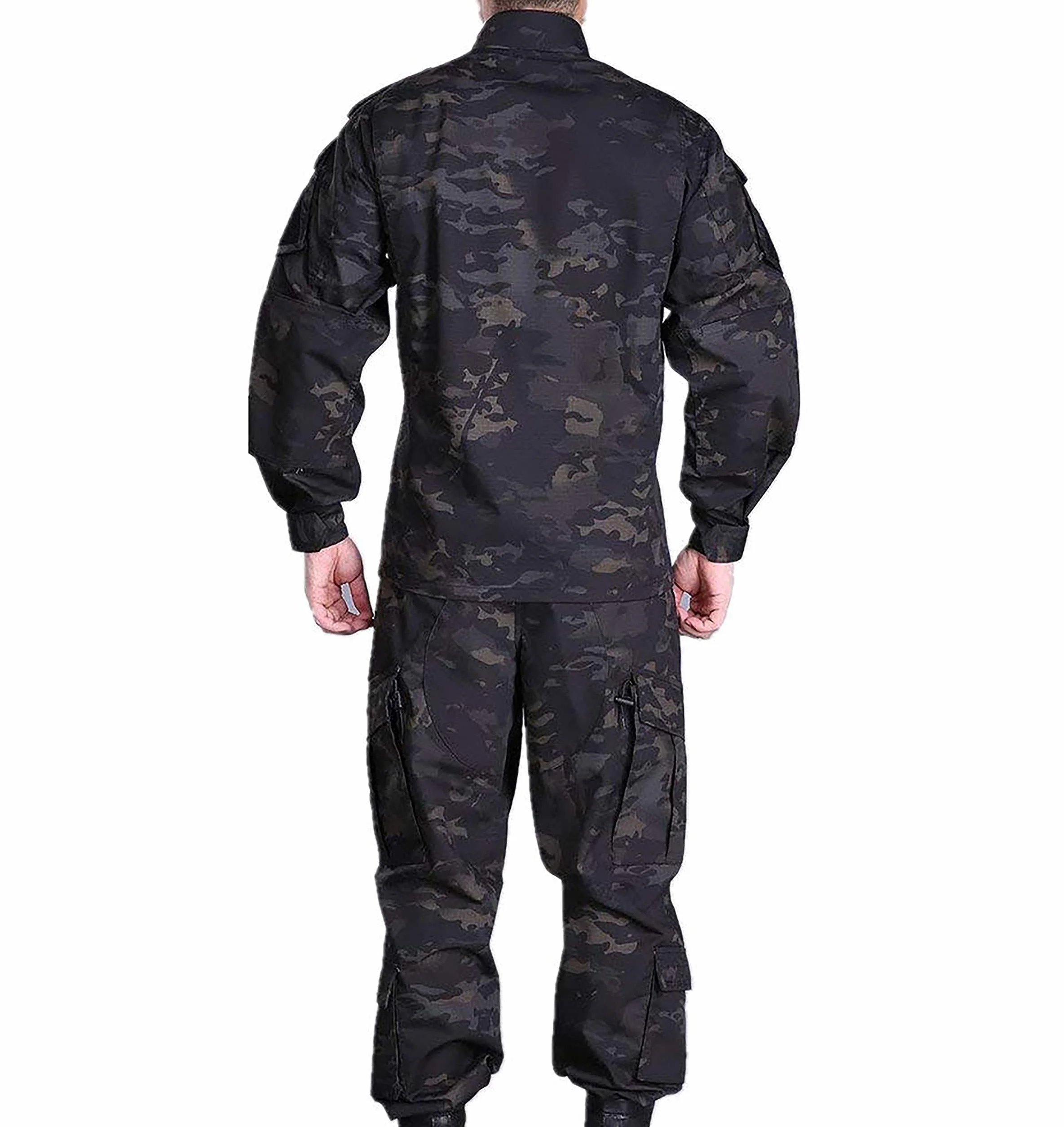 Paintball Airsoft Tactical Suit Men BDU Uniform Jacket Camo Shirt & Pants con Cintura