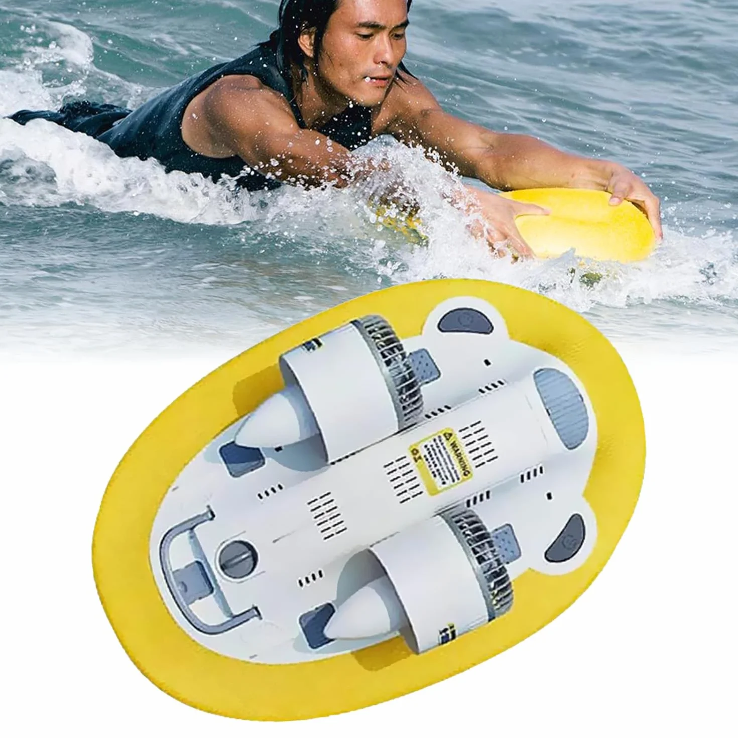 Monopattino subacqueo Pontoon 300 W doppio motore batteria inclusa