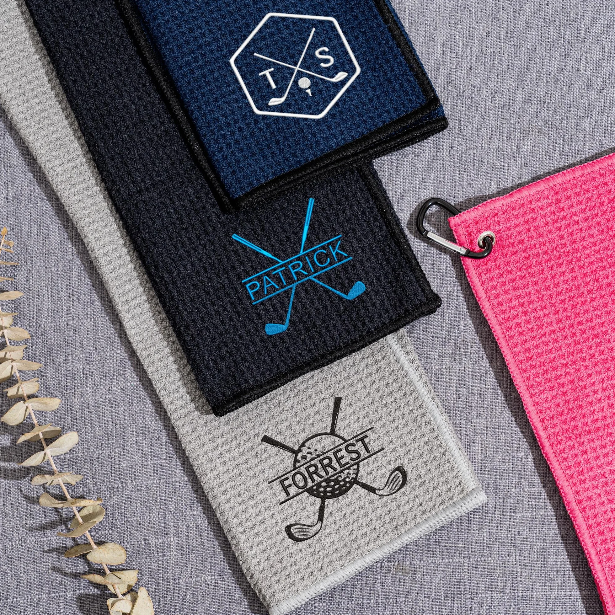Asciugamano personalizzato da golf regalo Natale uomo donna