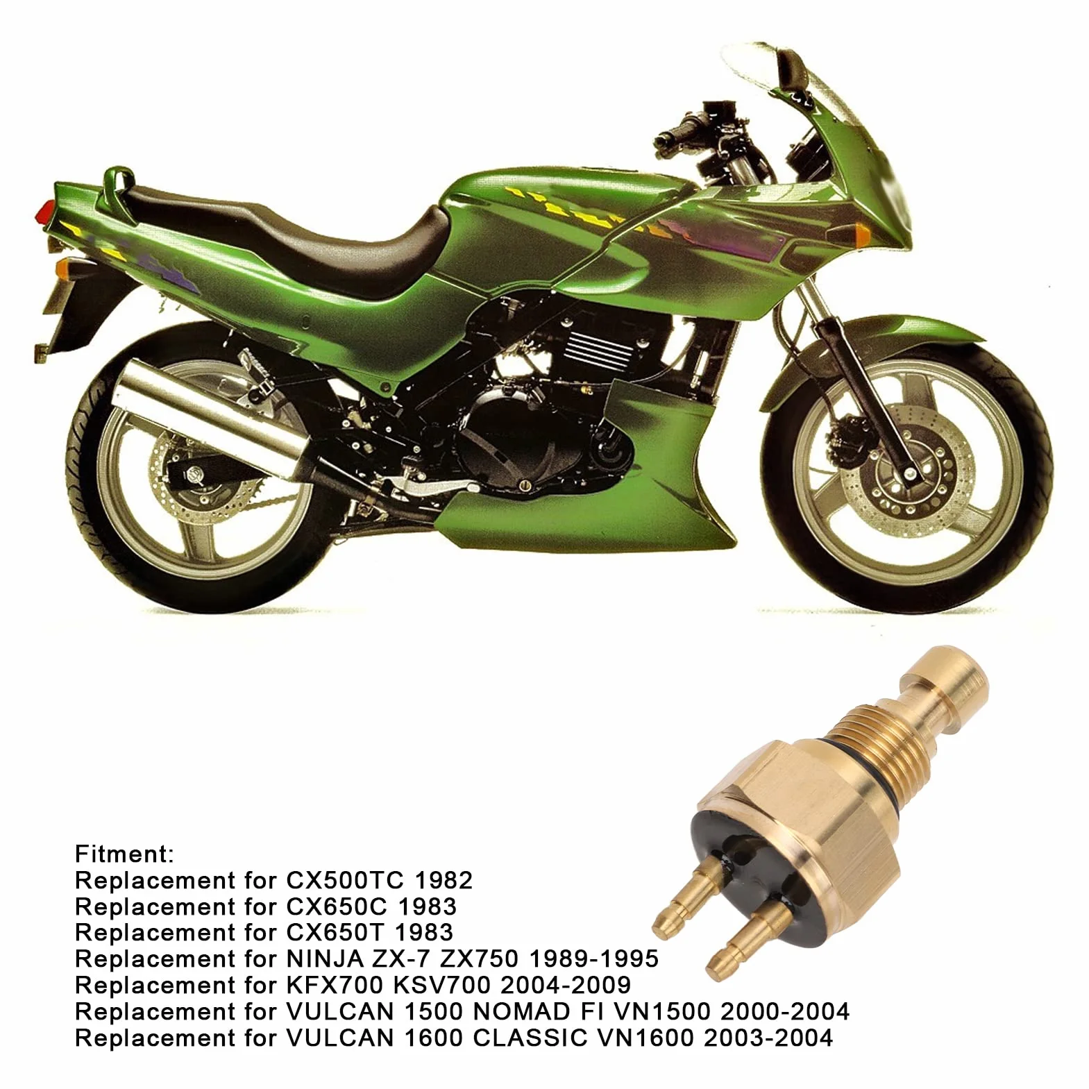 Aramox Interruttore Ventola di Raffreddamento Sensore 27010-1202 27010-1364