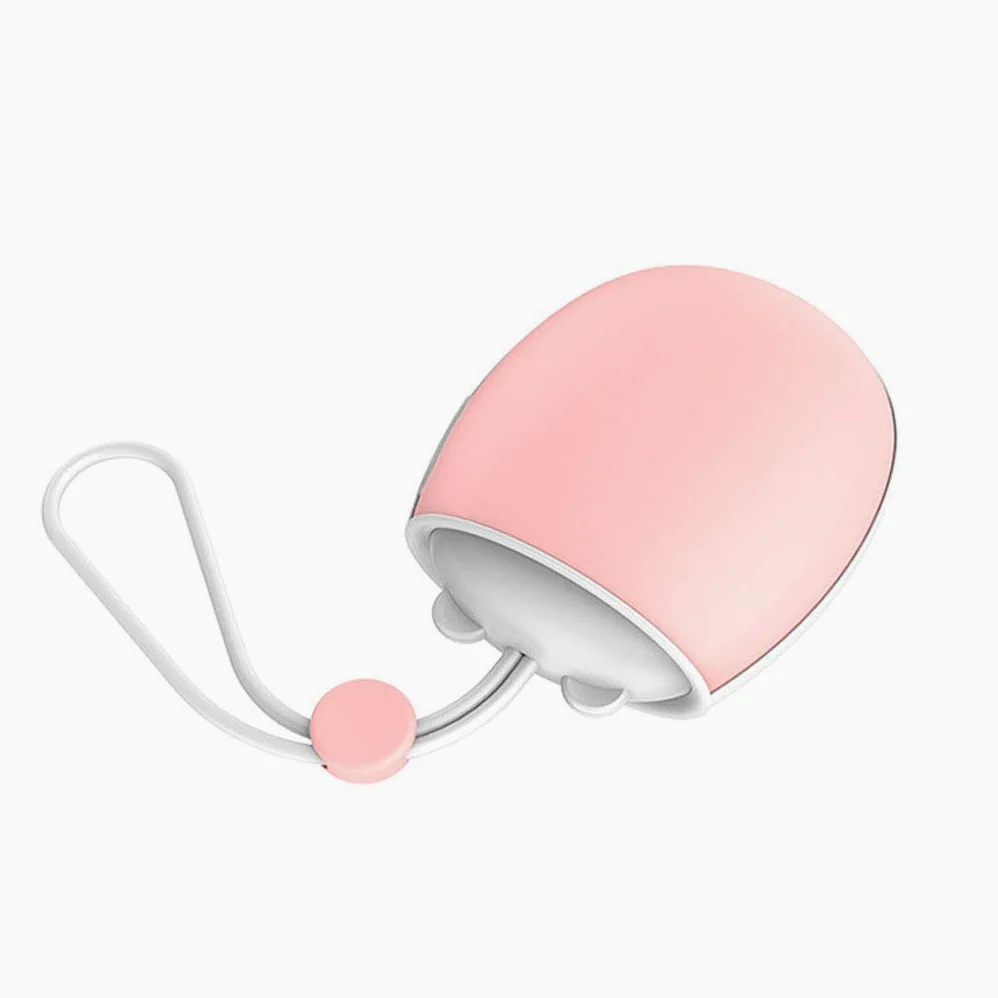 Inverno Lampada a Sospensione Bifacciale Riscaldante Scaldamani Elettrico, 4000mah Portatile Power Bank, USB Riutilizzabile con Riscaldamento Rapido, Regali Comfort, Pink