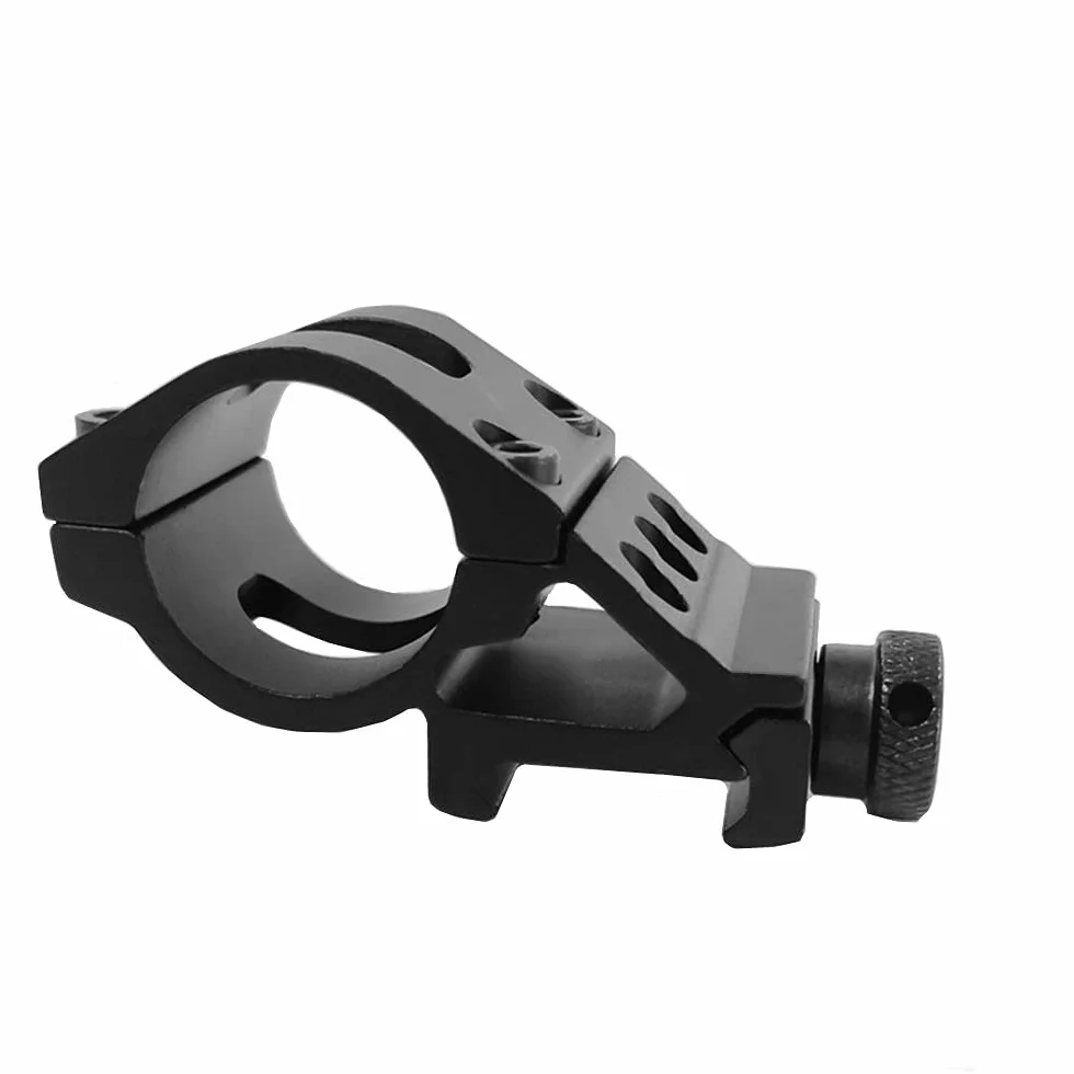 Fire Club Offset Ring 25 mm Guide 20 mm 45° Picatinny Support Torcia Surefire
