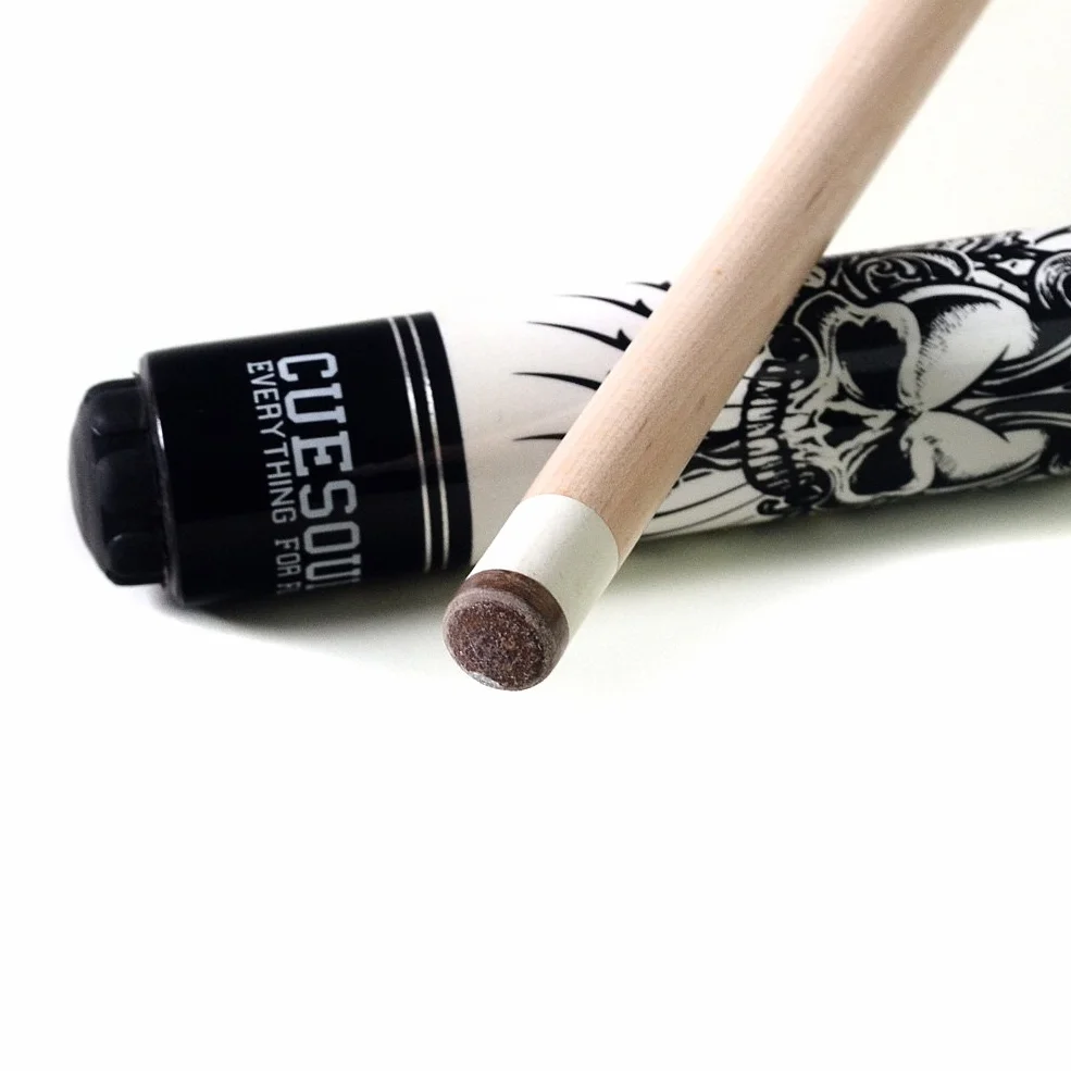 CUESOUL Rockin Serie 57 21 oz Maple Pool Cue Stick Set with Joint Protector and Cue Cloth
