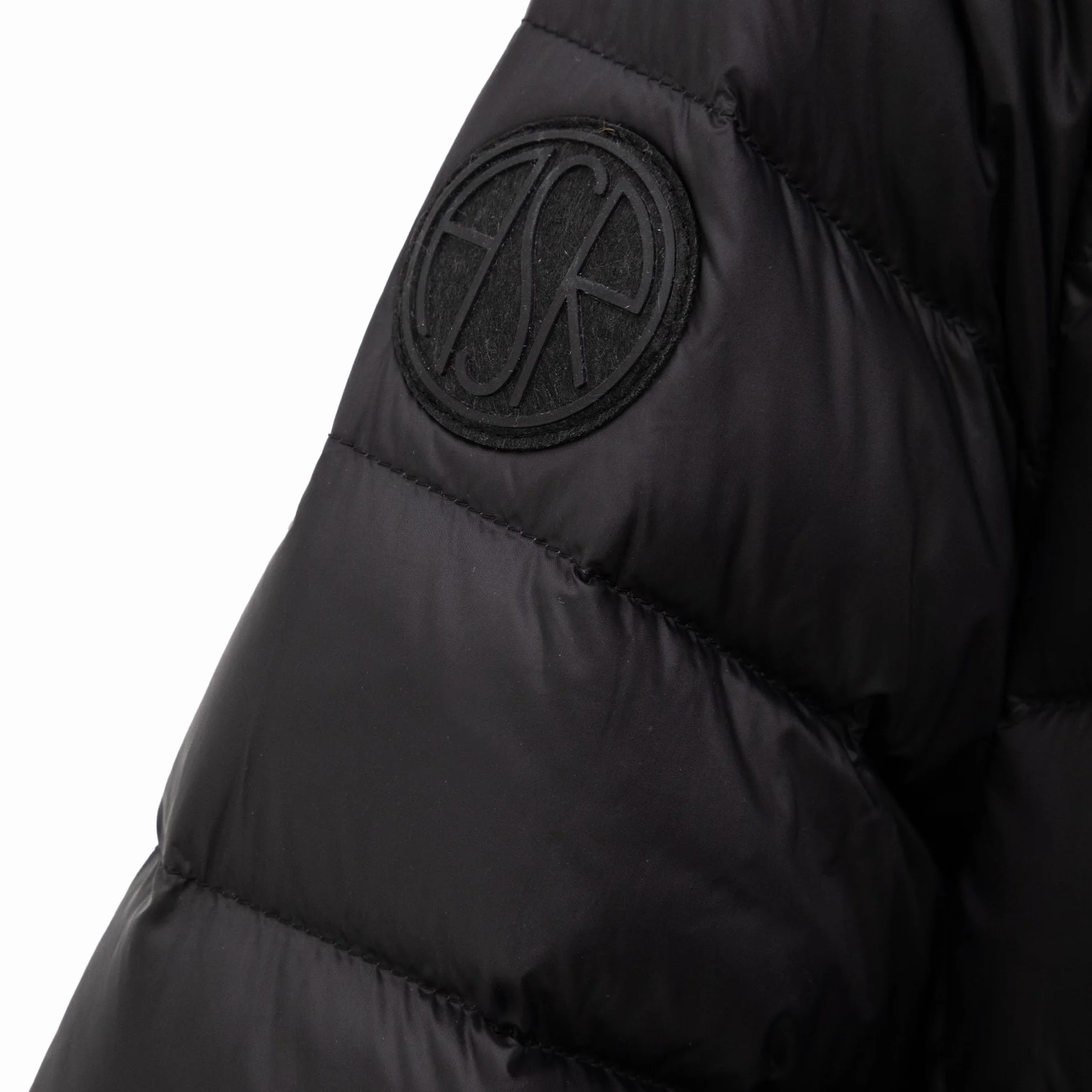 AS Roma - Giacca Ultralight, Piumino Leggero, Nero con Logo su Manica, Prodotto Ufficiale, Unisex, Adulto