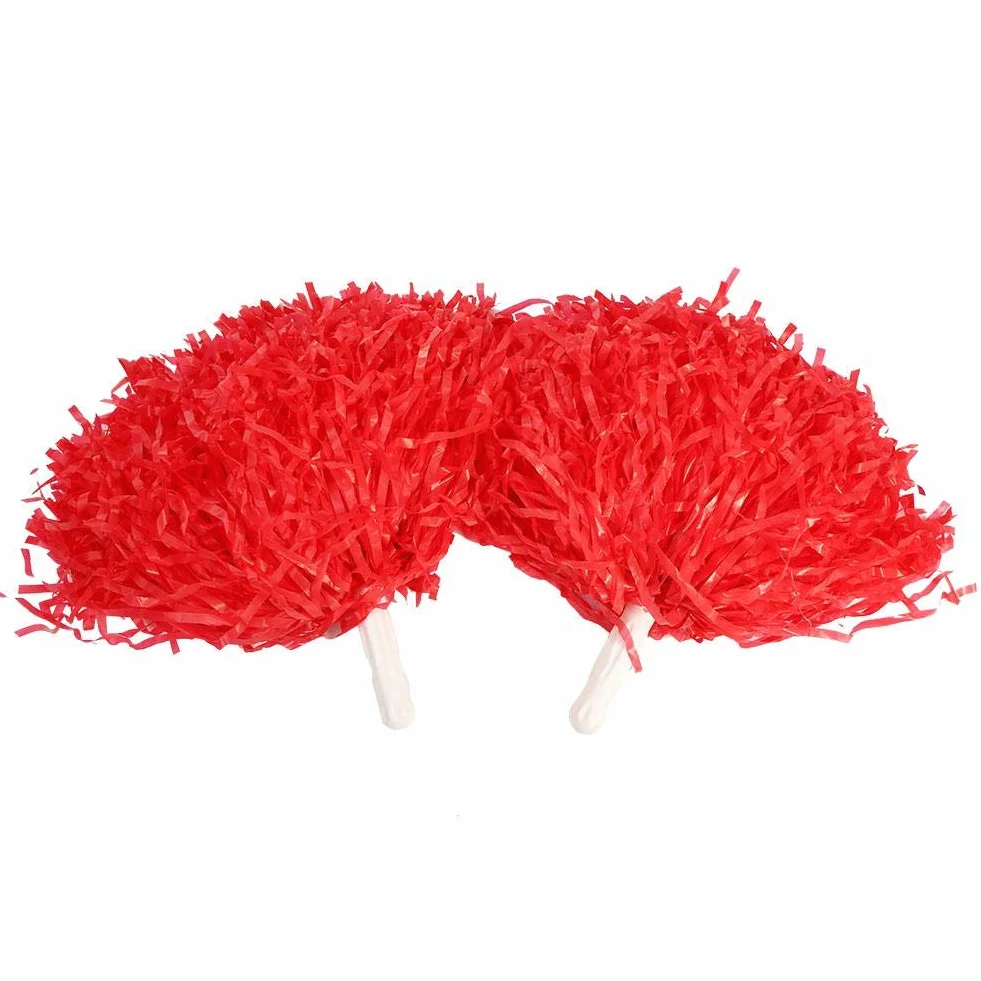 Keenso 2pcs Pompon Cheerleading 8 Colori Pom-Pom per Bambini Danza Scuola