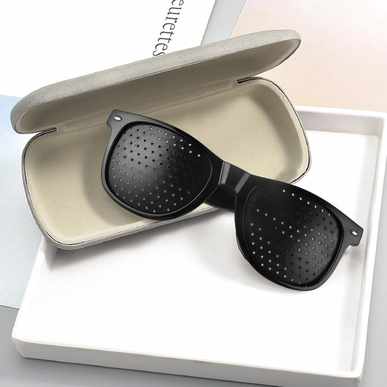 Pinhole Glasses Raster Multidot Occhiali a Rete 4 Pezzi