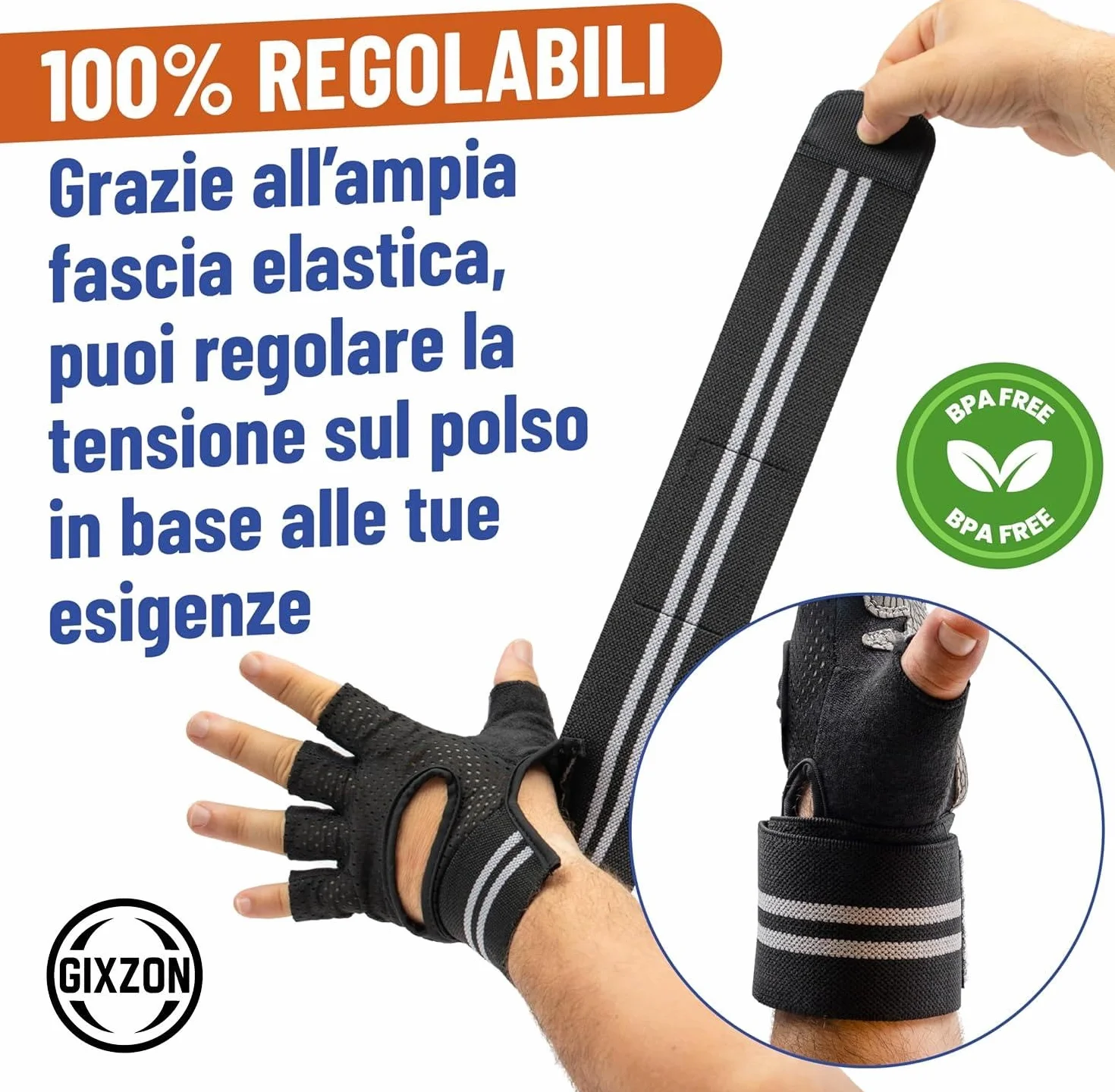 Guanti Palestra Uomo Donna Sollevamento Pesi Antiscivolo Traspiranti