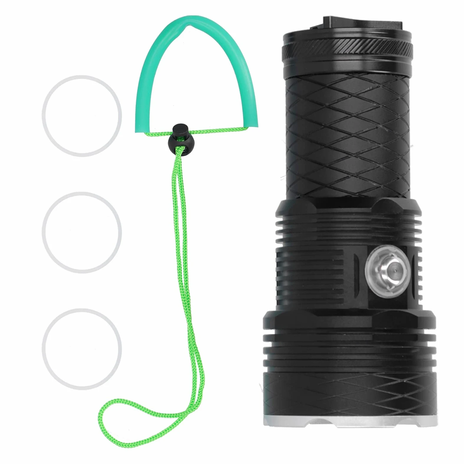 Torcia subacquea IPX8 impermeabile 80M Torcia subacquea XHP70.2 LED Lampada subacquea Professionale