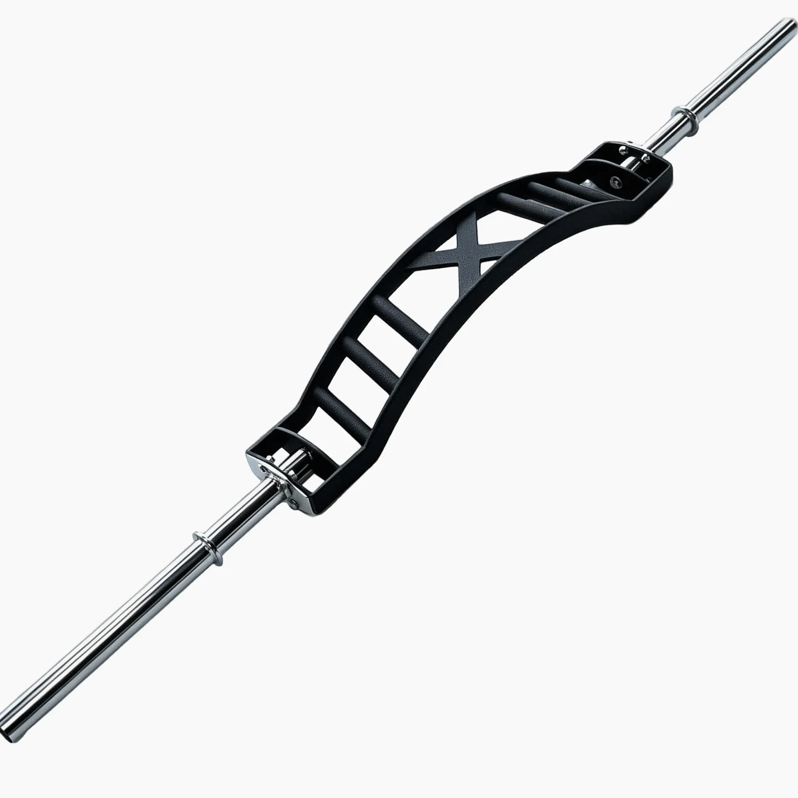 AHTAPFON Swiss Bar bilanciere curvo svizzero, collegamenti per panca, canottaggio, ricci, gamberetti e esercizi di pull-down elevati, offre una presa in 3 posizioni, manubrio da 2″/50mm per Hone Gym