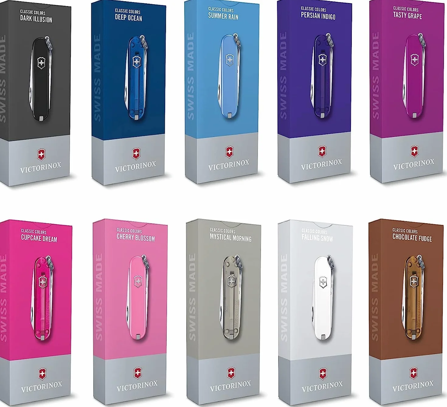 Victorinox Coltello da Tasca Classic SD 7 Funzioni Lama Forbici Lima