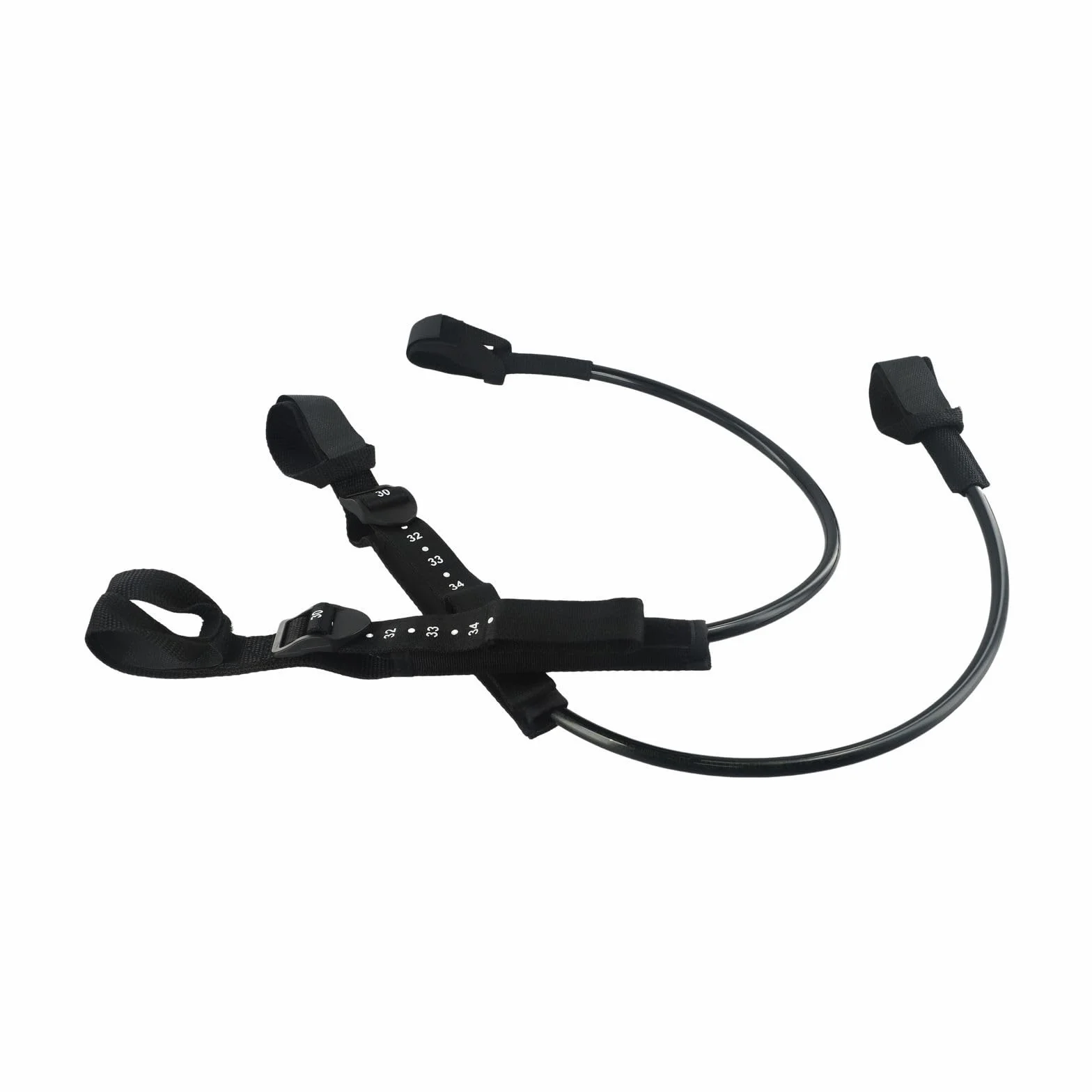 Windsurfing Harness Line 2 Pack Adjustable NonSlip Black PU Size 1 22-28 inch Size 2 28-34 inch