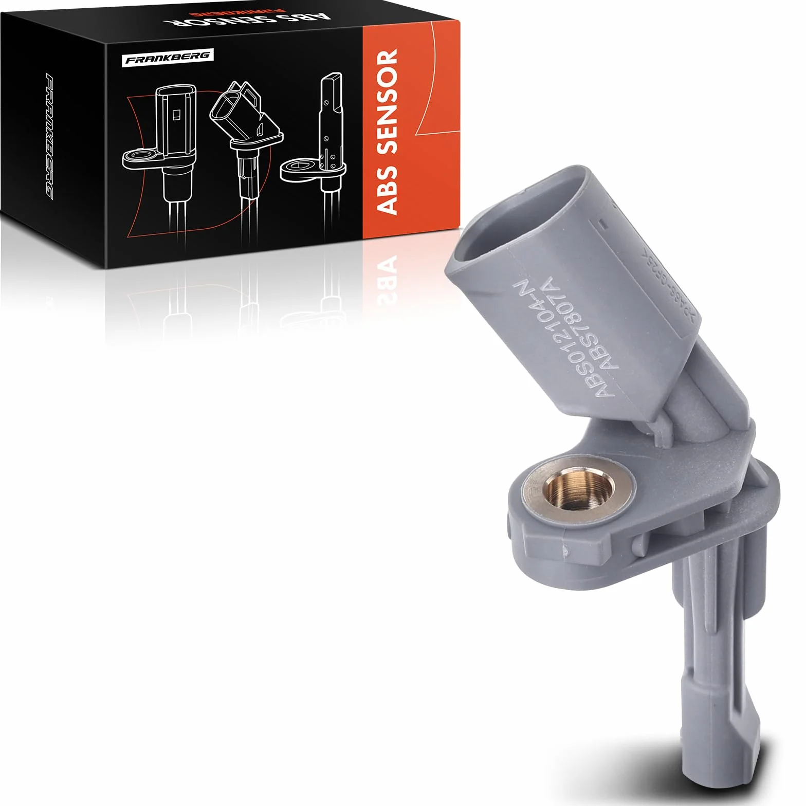 Frankberg Sensore Velocità Ruota ABS Sensore ABS 2-Poli Compatibile con Yeti 5L T.o.u.r.a.n 1T3 Q3 8UB 8UG Beetle Cabriolet 5C7 5C8 Superb II Station Wagon 3T5 Replace# 1K0927807A
