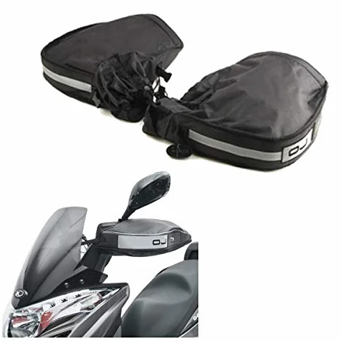 COPRIMANOPOLE MOFFOLE COPRIMANI OJ C007 NERO COMPATIBILE CON YAMAHA SUPER TENERE IMPERMEABILE ANTIVENTO
