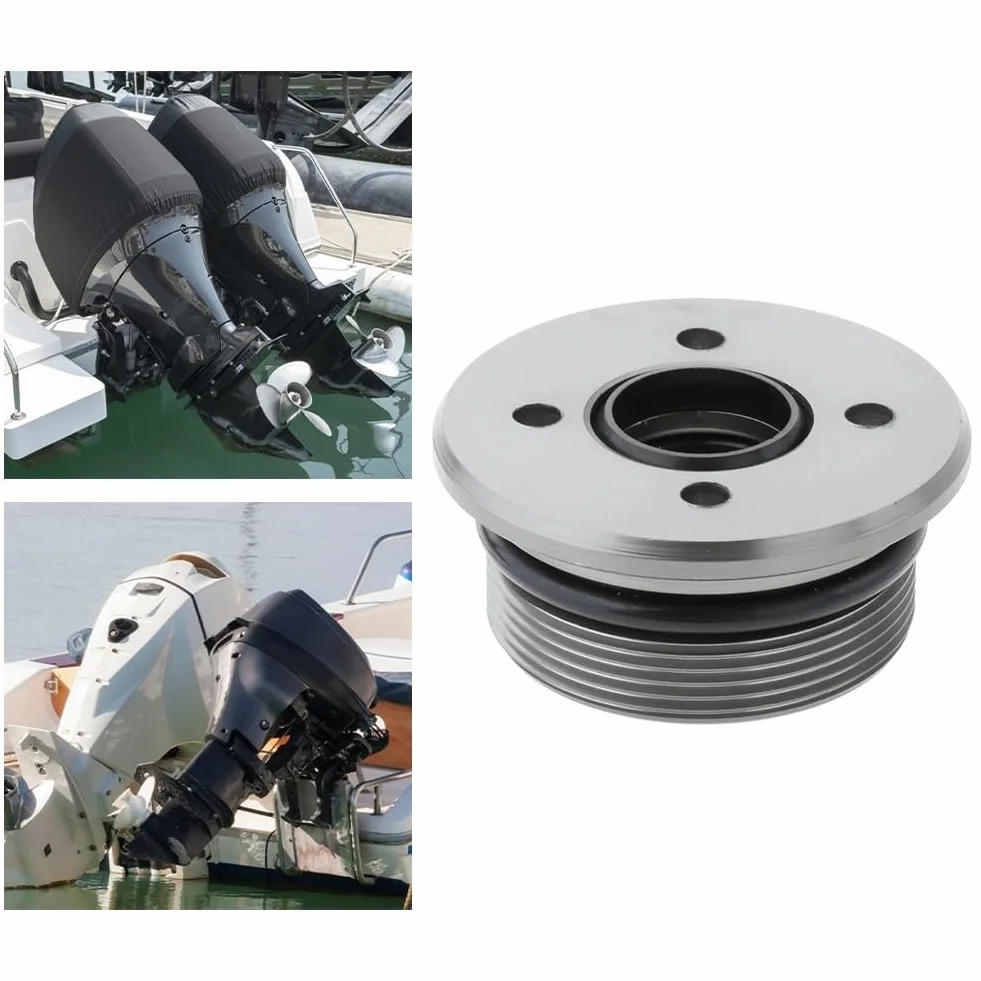 Trim Tilt Assy Screw End Cap, 64E-43821-00 Ricambio in alluminio anodizzato duro per Showa Style 115-250 Motori fuoribordo Uso marino professionale
