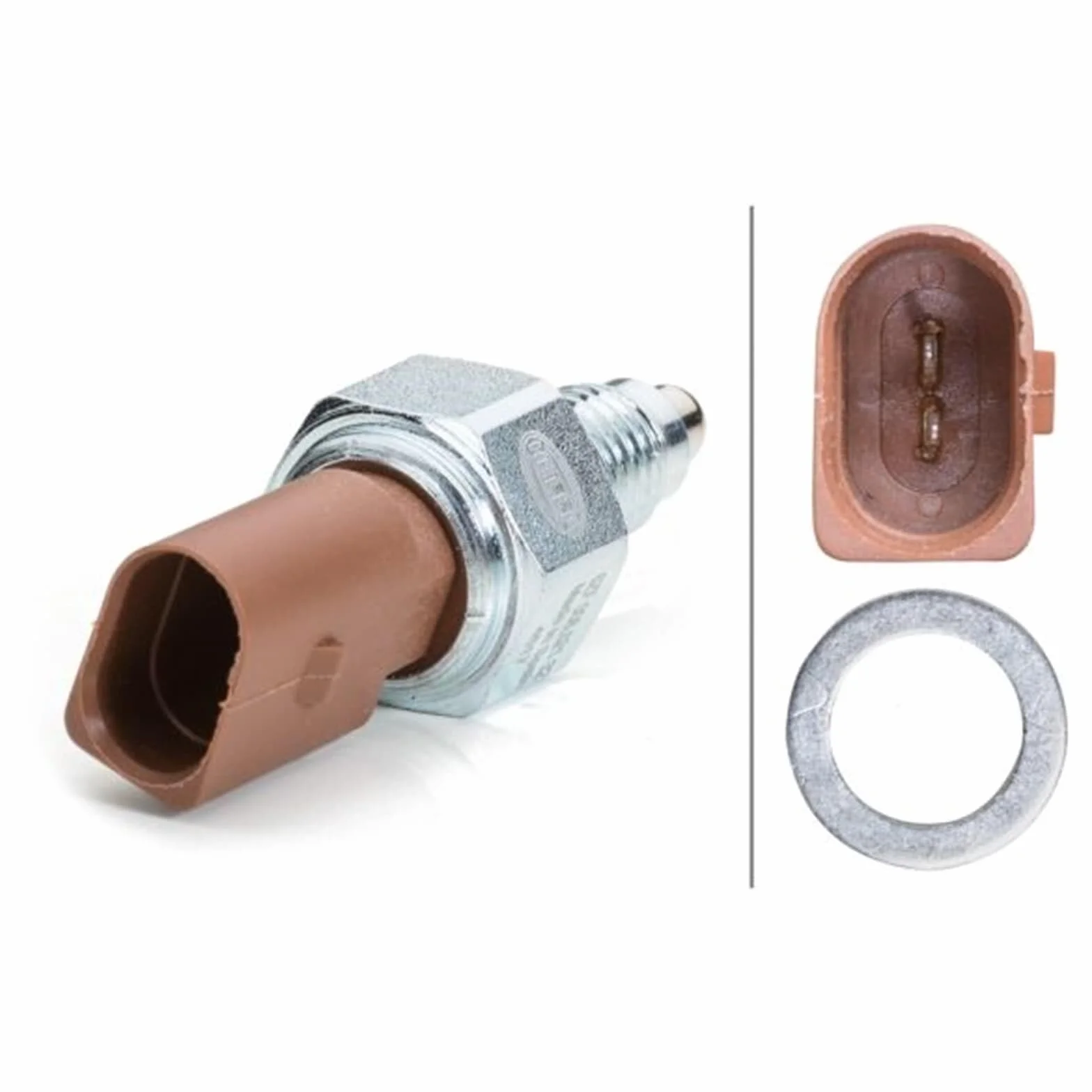 HELLA 6ZF 008 621-321 Interruttore Luce di retromarcia 12V 2 poli avvitato Contatto di chiusura elettrico