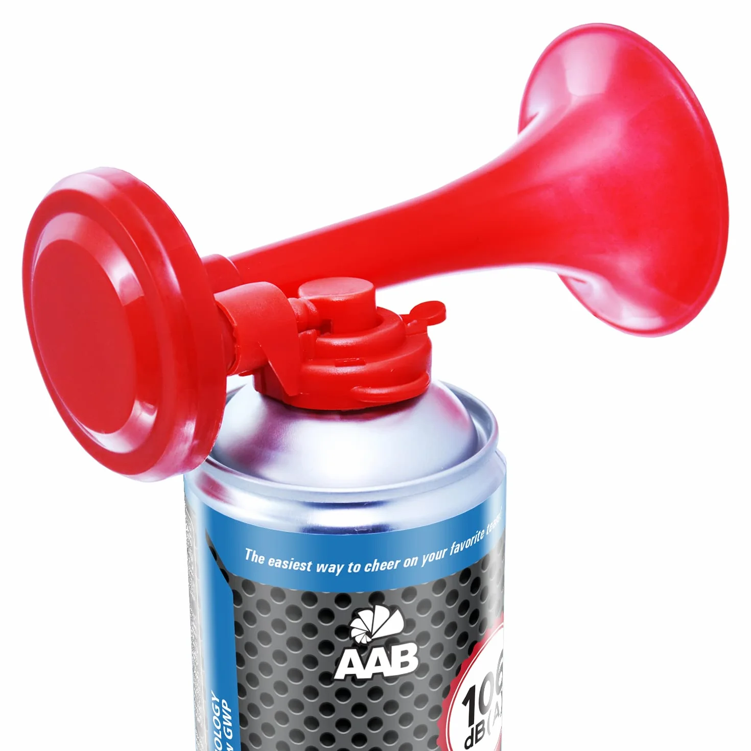 AABCOOLING Tromba di Segnalazione Set di 3 Pezzi - Trombetta da Stadio ad Aria Compressa, Fino a 120 Segnali Brevi, Segnalatore Acustico Molto Rumoroso per Feste