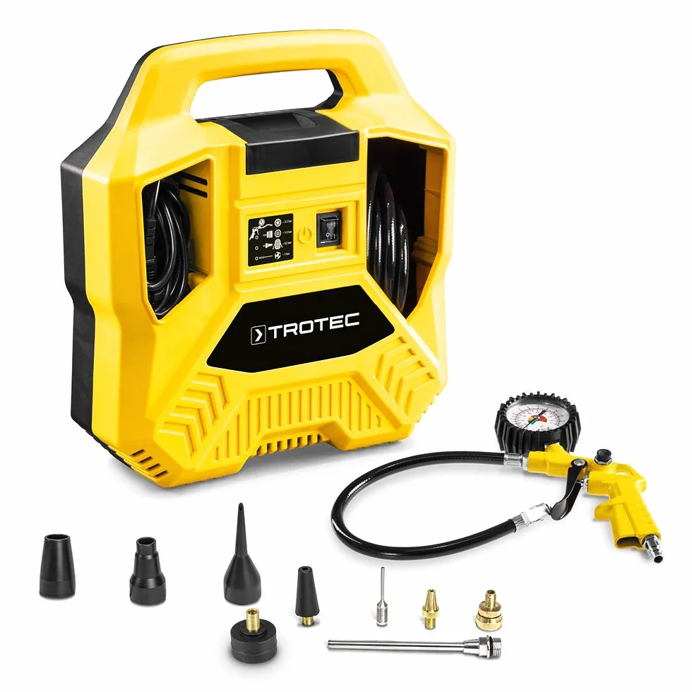 TROTEC Compressore PCPS 10-1100 1.100W 8 bar 9 pezzi LED