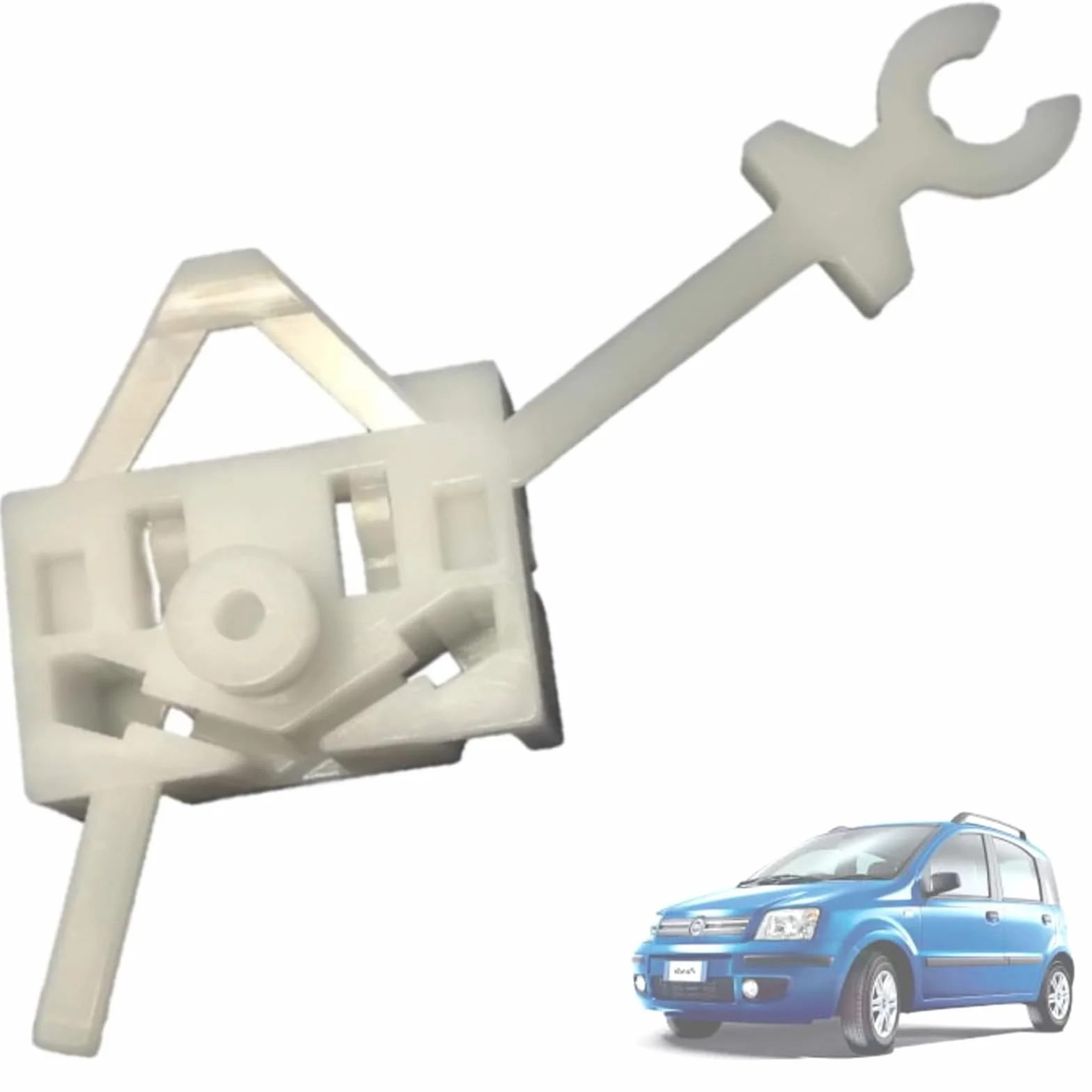 Twowinds - Clip Alzacristallo 99487780 Compatibile con Fiat Panda - Porta Anteriore Sinistra (lato conducente) - Regolatore di Finestrini