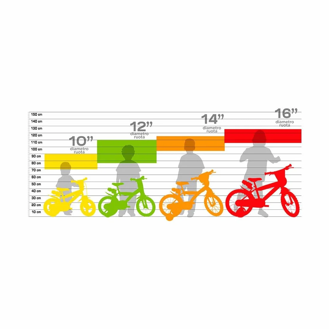Bici Bambino 16 Pollici Raptor 2 Freni al Manubrio Giallo