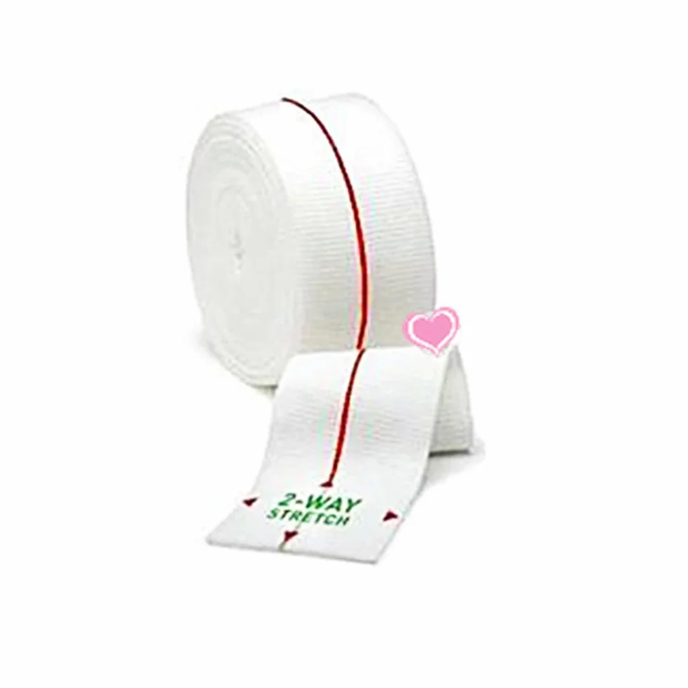 Elastyczna opaska rurowa do sportu 3,5 cm x 1 m czerwona