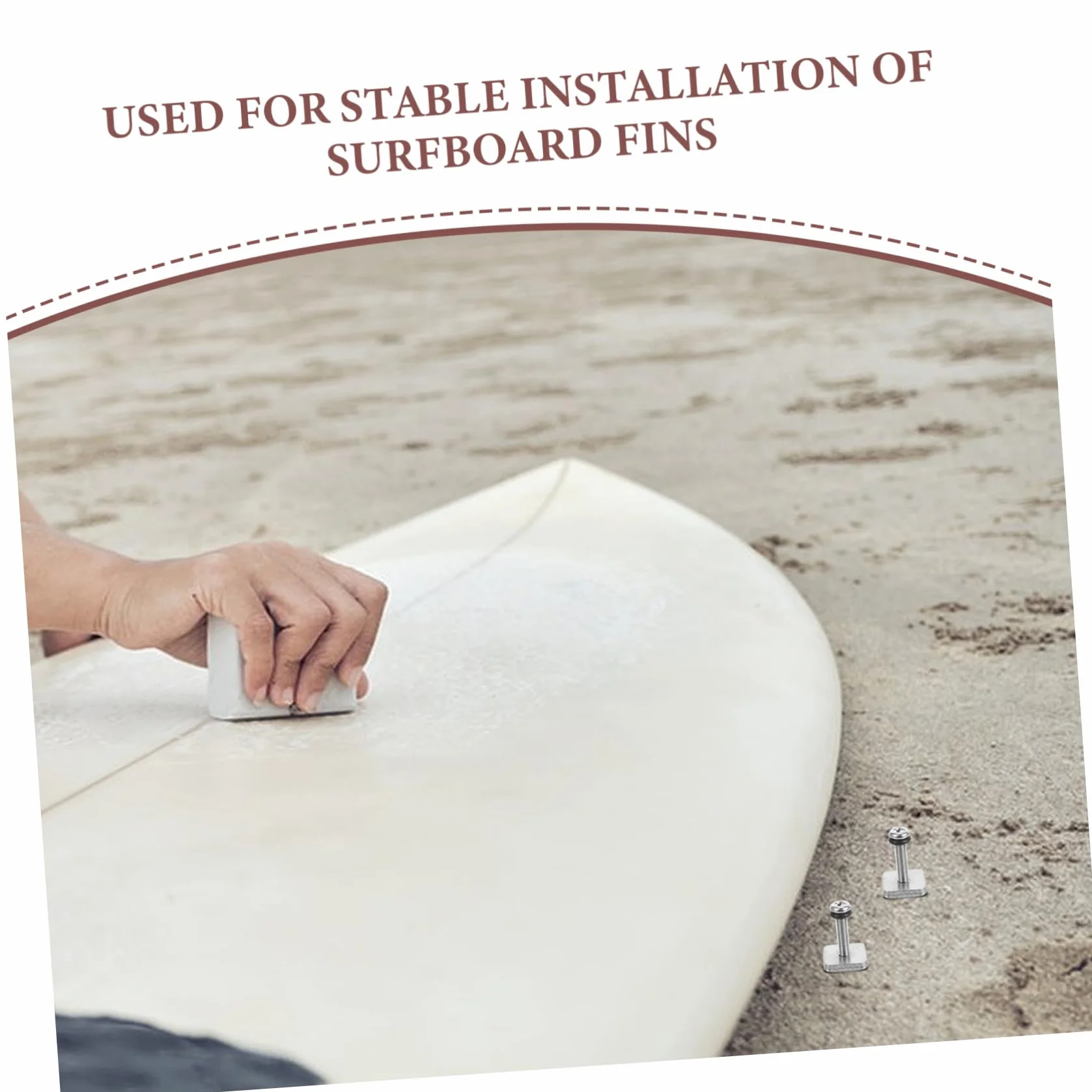 SUPVOX 6 Pezzi Viti per Pinne da Surf Viti di Ricambio Resistenti per Paddle Board Testa Croce