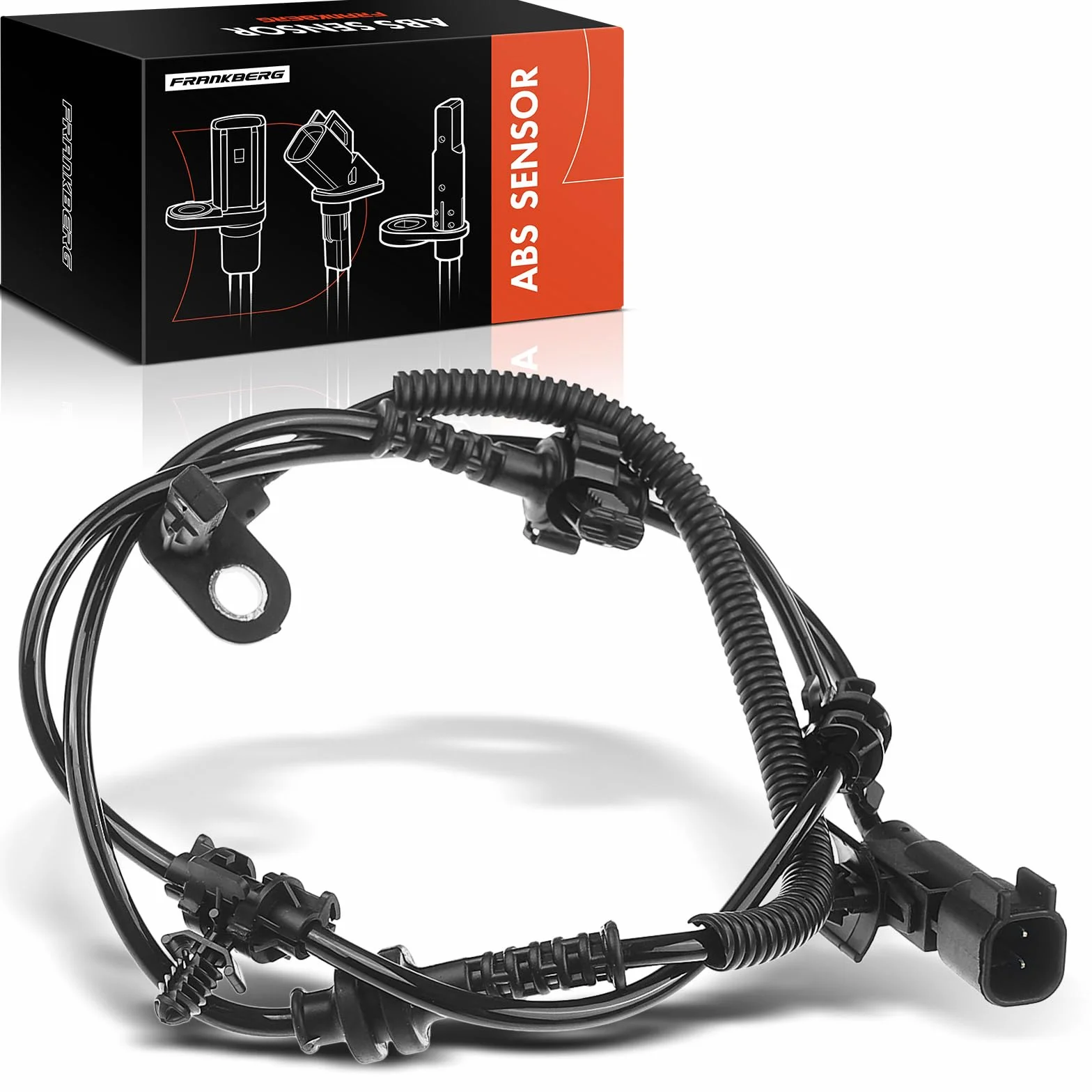 Frankberg Sensore Velocità Ruota ABS Sensore ABS 2-Poli Compatibile con Astra K Sports Tourer B16 Astra K B16 Replace# 13379170