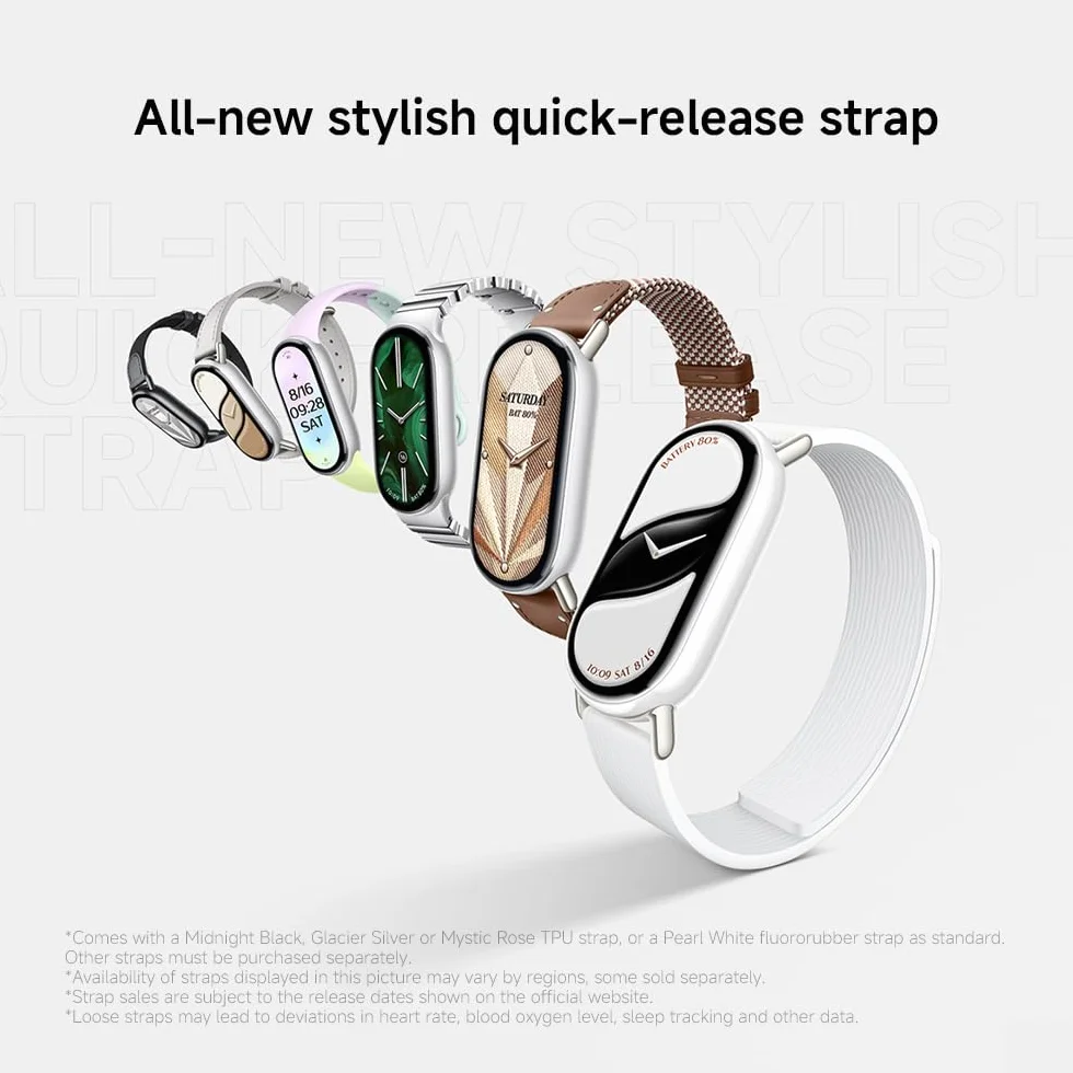 XIAOMI Smart Band 10 Bracciale Fitness, autonomia 21 gg, ricarica rapida, 150+ modalità sportive, monitoraggio sonno, HyperOS 2.0, resistenza 5 ATM, Nero