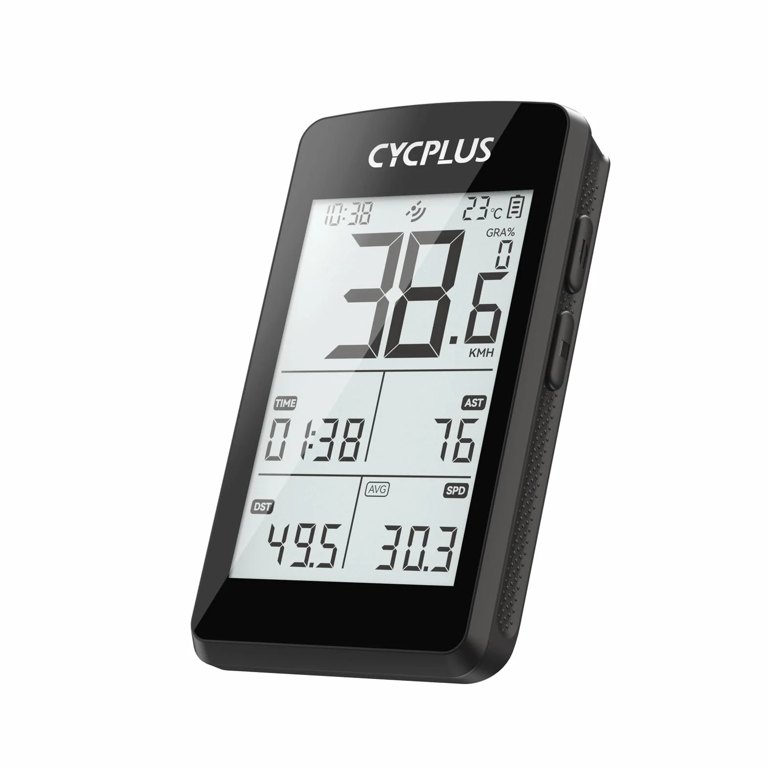 CYCPLUS ANT+ Computer per bicicletta GPS wireless, schermo LCD 2,8 pollici, batteria 100 ore, tachimetro retroilluminazione automatica