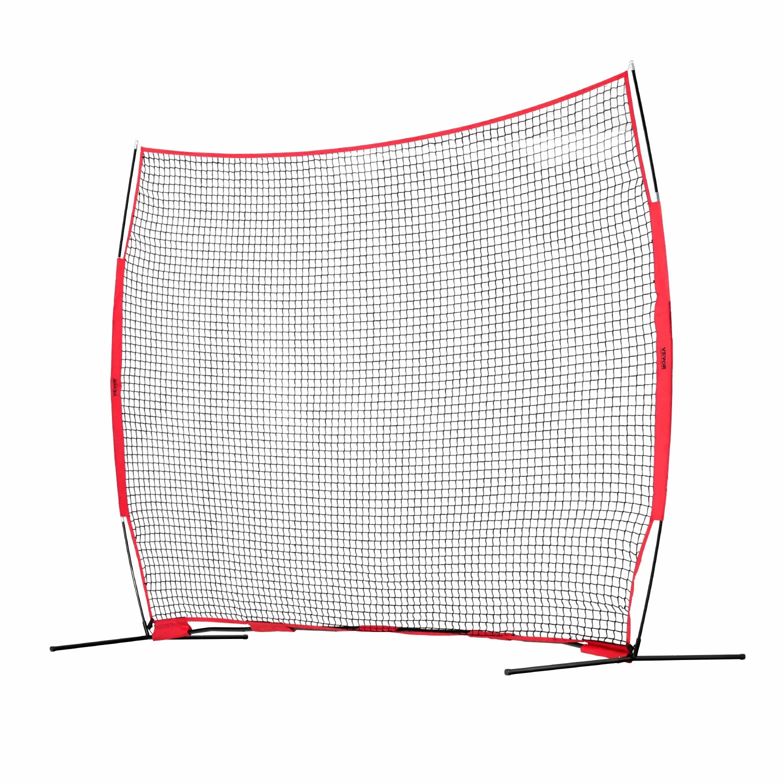 VEVOR Barricade Backstop Rete, Barriera sportiva per palloni, attrezzatura portatile per pratica con borsa per il trasporto, schermo di protezione per baseball, softball, lacrosse, calcio, hockey,