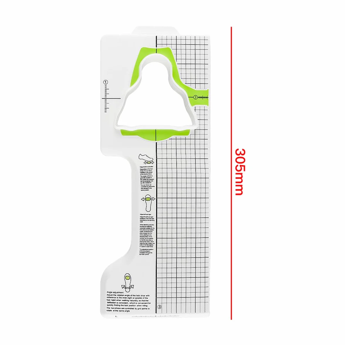 Strumento di regolazione tacchette pedali griglia precisione SPD SL mountain bike ciclismo strada