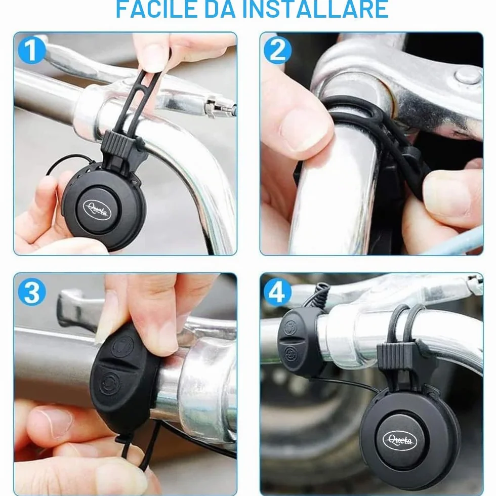 Queta Tromba ricaricabile USB per bici elettrica MTB