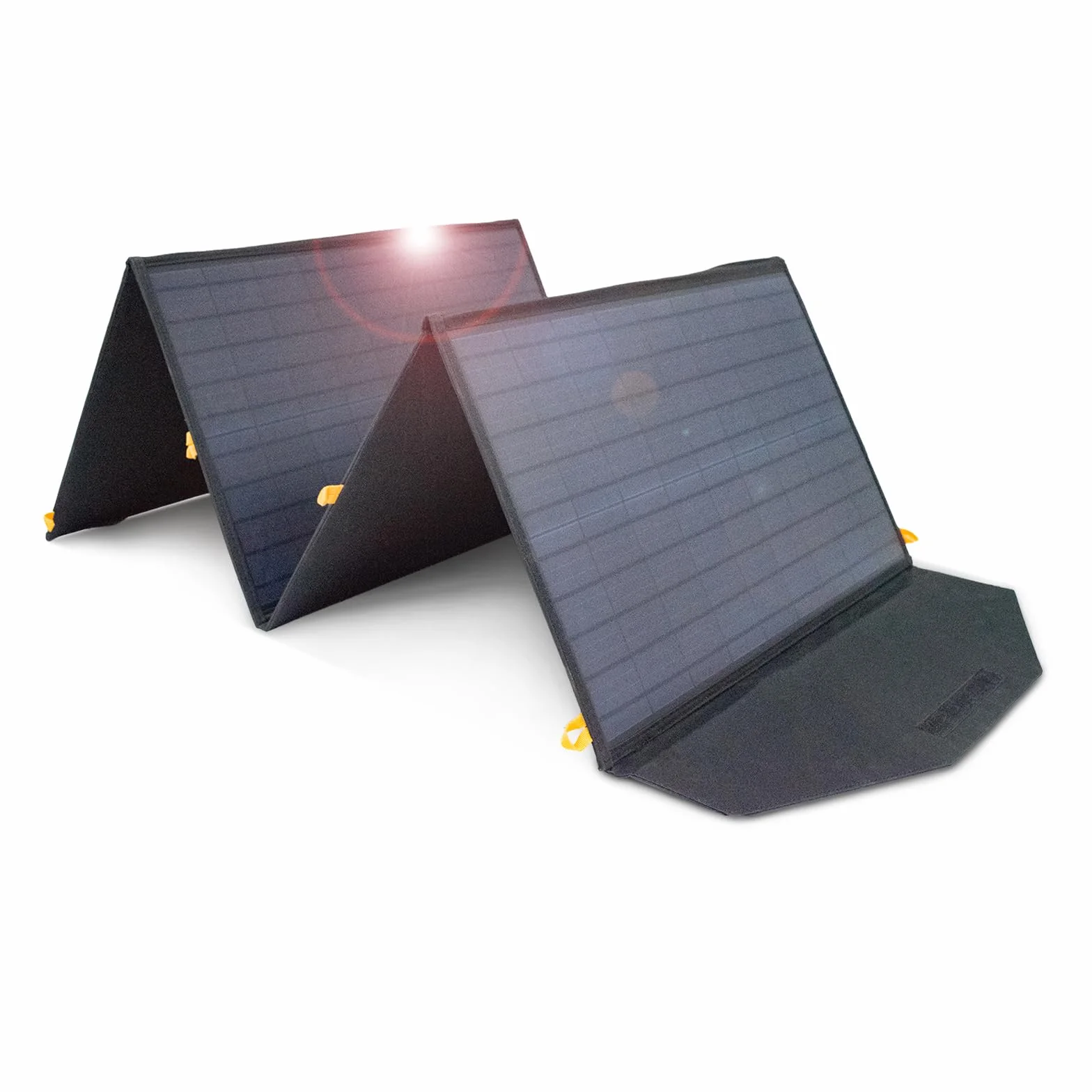 FlexSolar Caricabatterie da 120 W, con pannello solare, 20 – 28 V, uscita DC, IP65, impermeabile, moduli solari di emergenza per campeggio, camper e casa – Compatibile con Powerstation, generatori