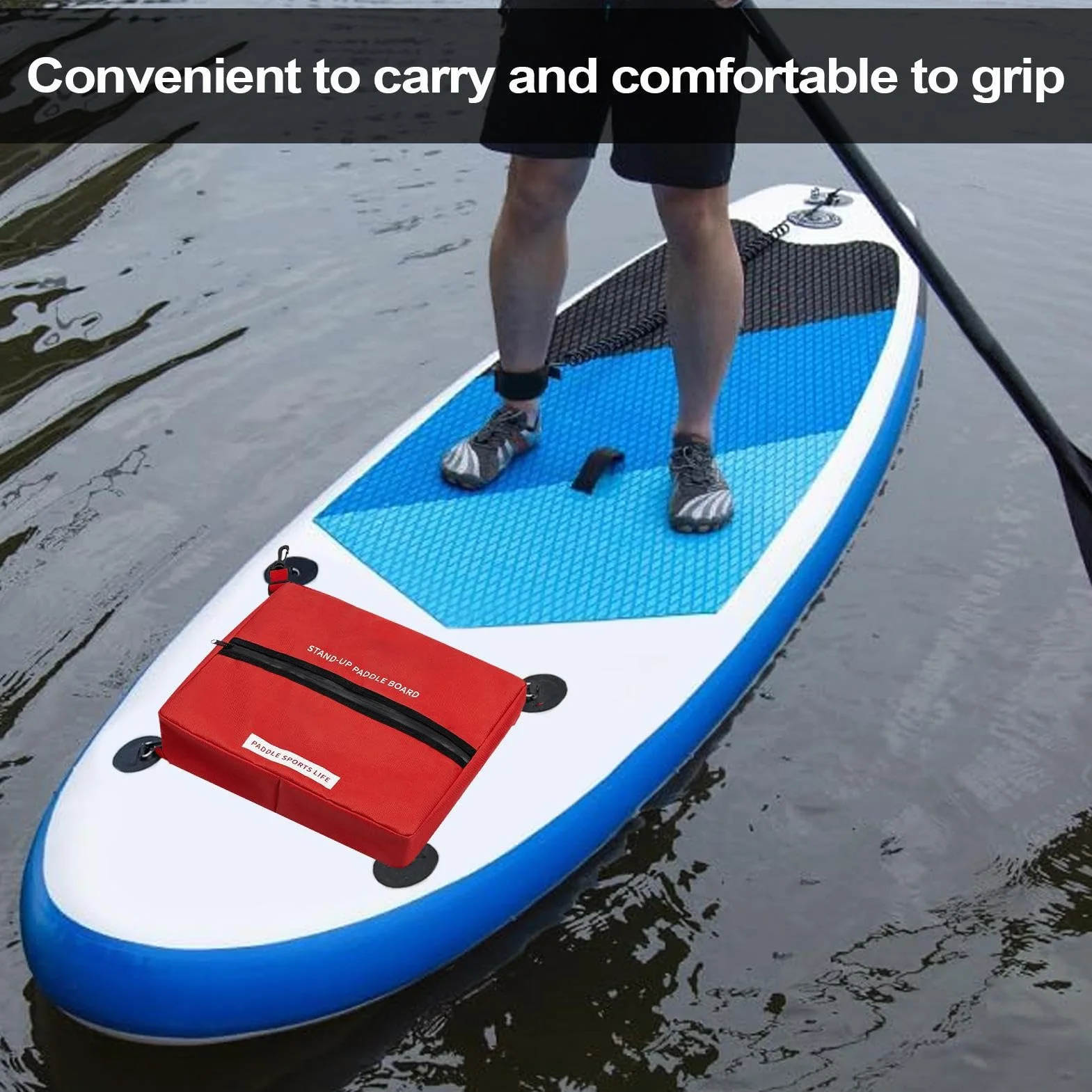 Generico Paddle Board Cooler Bag, Waterproof Insulated Deck Storage Organizer with Adjustable Straps, Large Capacity Leakproof for Paddleboarding, Kayaking