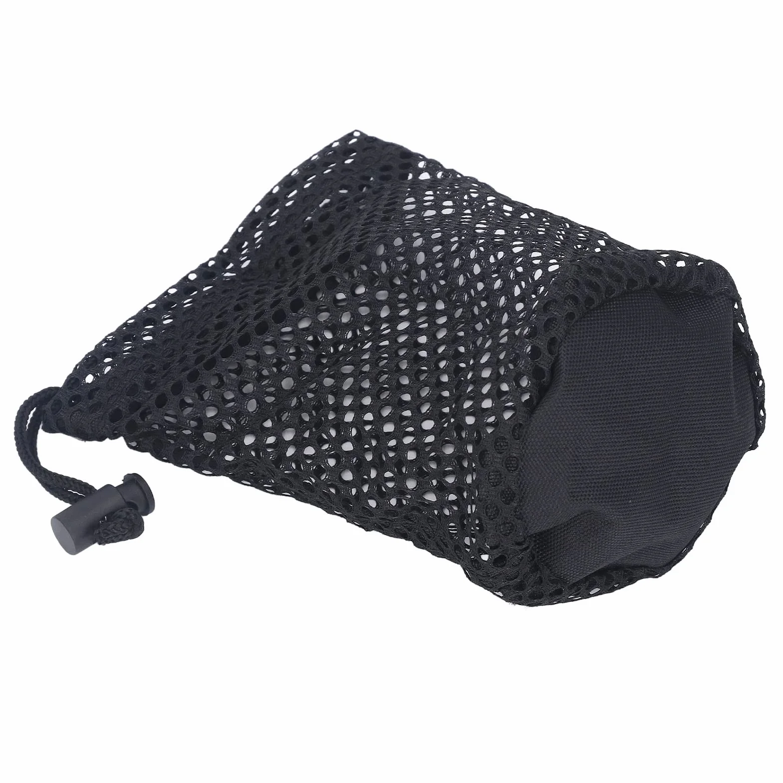 Borsa da golf in rete nylon nero per palline da 12 a 16