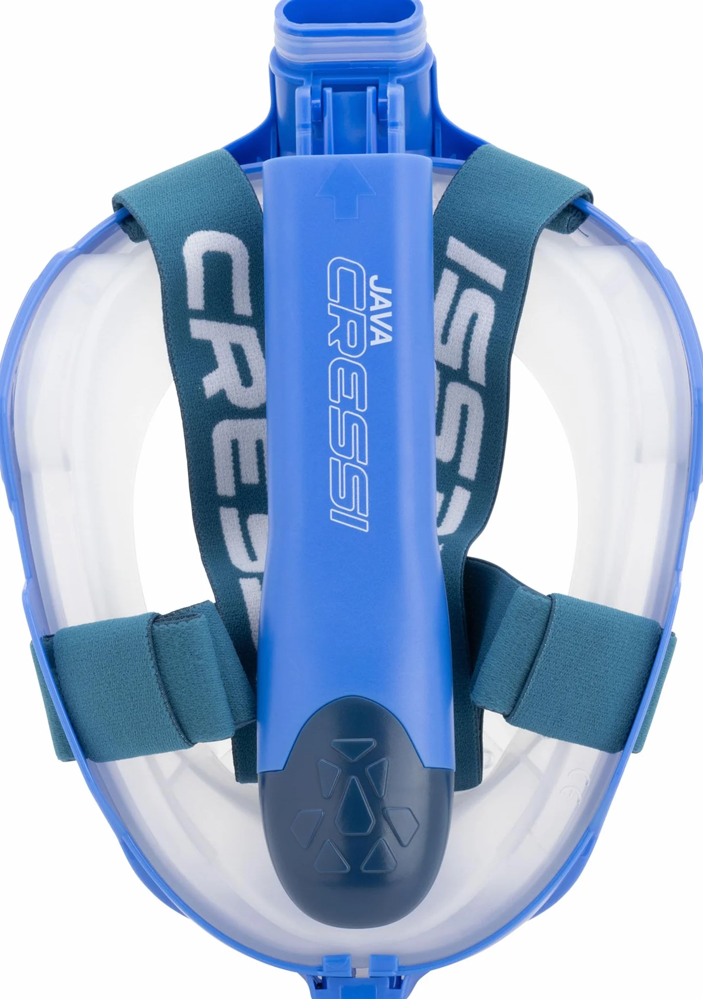 CRESSI Java Full Face Mask Snorkeling Integrale Compact Fit Anti Fog 100% Silicone Dry Snorkel