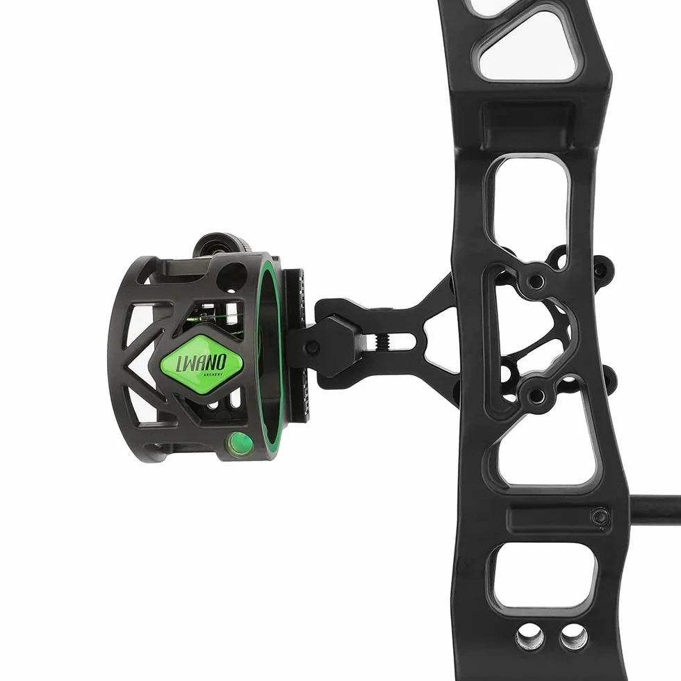 SHARROW Mirino per Arco Compound 5 Pin Regolabile Alluminio Accessori per Caccia