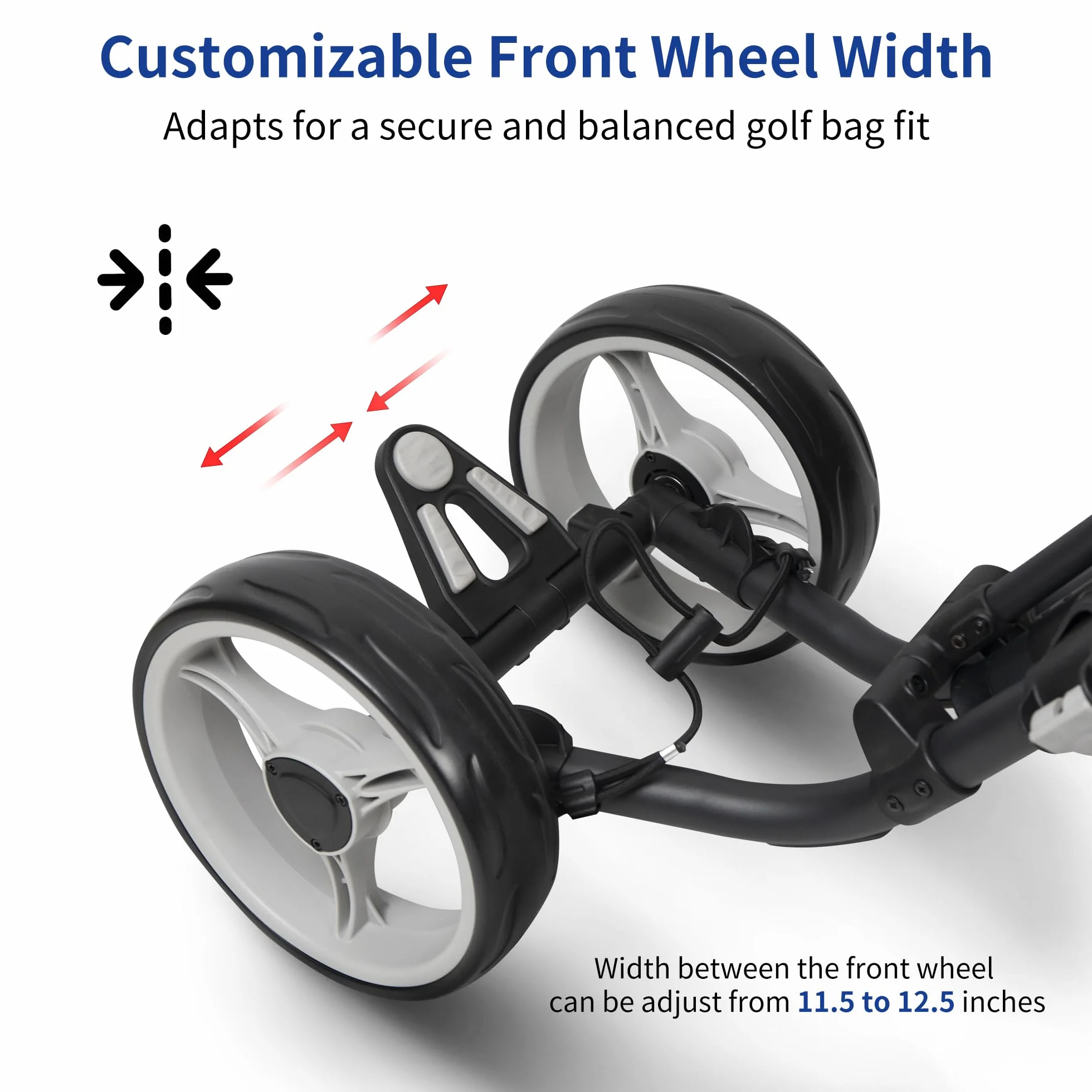 Caddytek Explorer V8 SuperLite 4 Wheel Golf Push Cart