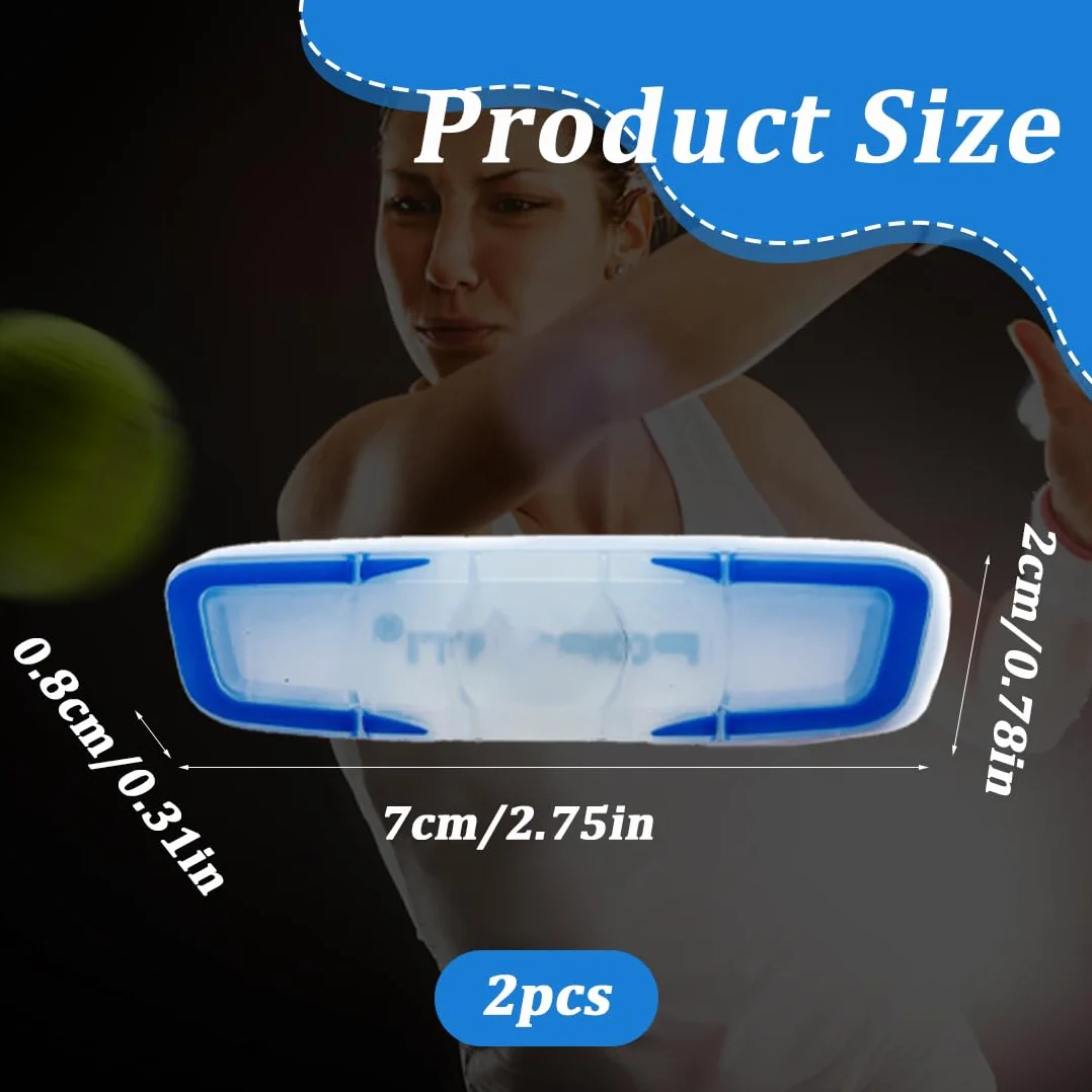 Racchetta Antivibranti 2 Pezzi Ammortizzatore per Tennis Smorzatore Vibrazione