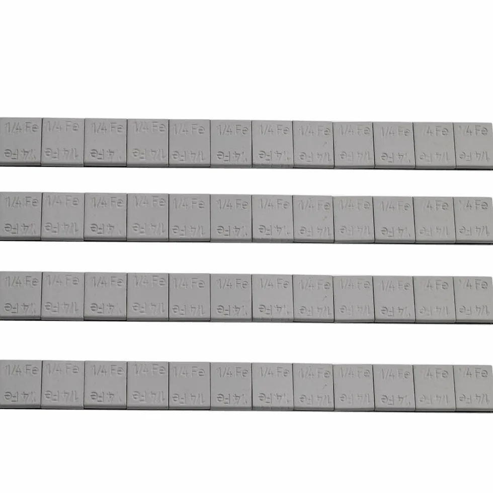 48 x Pesi Adesivi equilibratura,7,1 g Striscia Adesiva Pesi Equilibratura,Pesi Adesivi Retro Autoadesivo,Pesi Adesivi Grigi da attaccare ai Pesi delle Ruote F-067