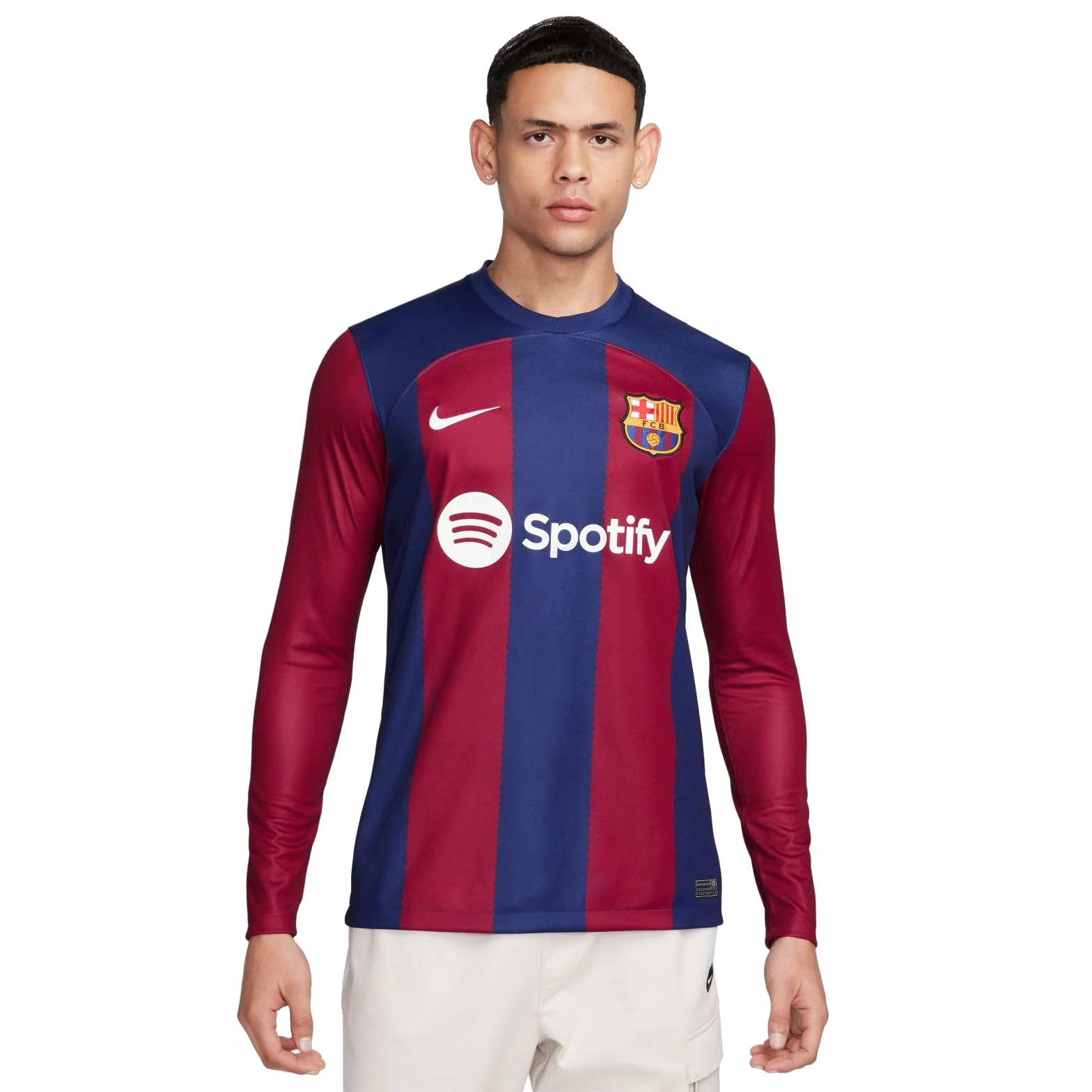 FC Barcelona FCB M Nk DF Stad JSY LS HM Top Uomo (Pacco da 1)