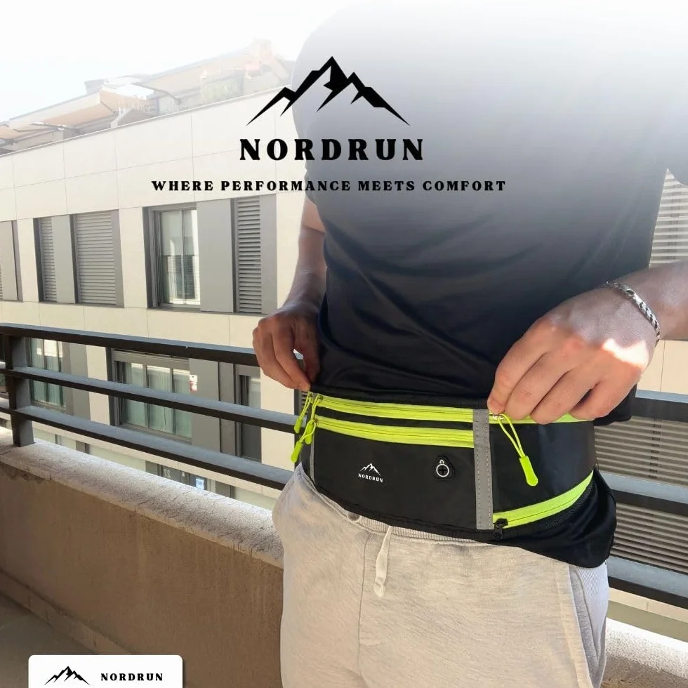 Marsupio Running Impermeabile Uomo Donna per Corsa Sport Trekking Fitness Jogging Cintura Palestra Cellulare