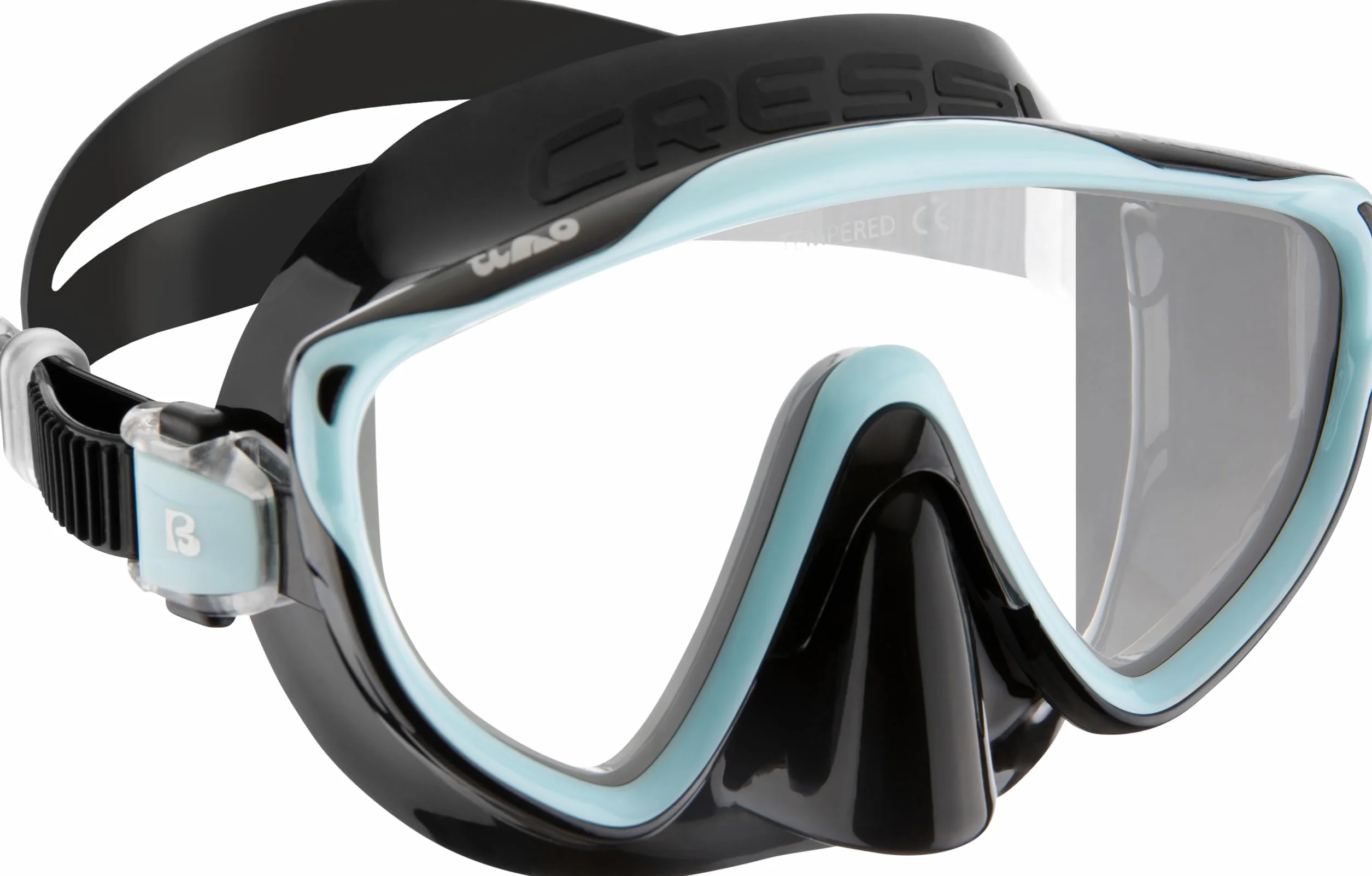 CRESSI Tino Adventure Set - Set Pinne Tonga, Maschera Tino e Snorkel Scilla, per Snorkeling e Immersioni, Adulti