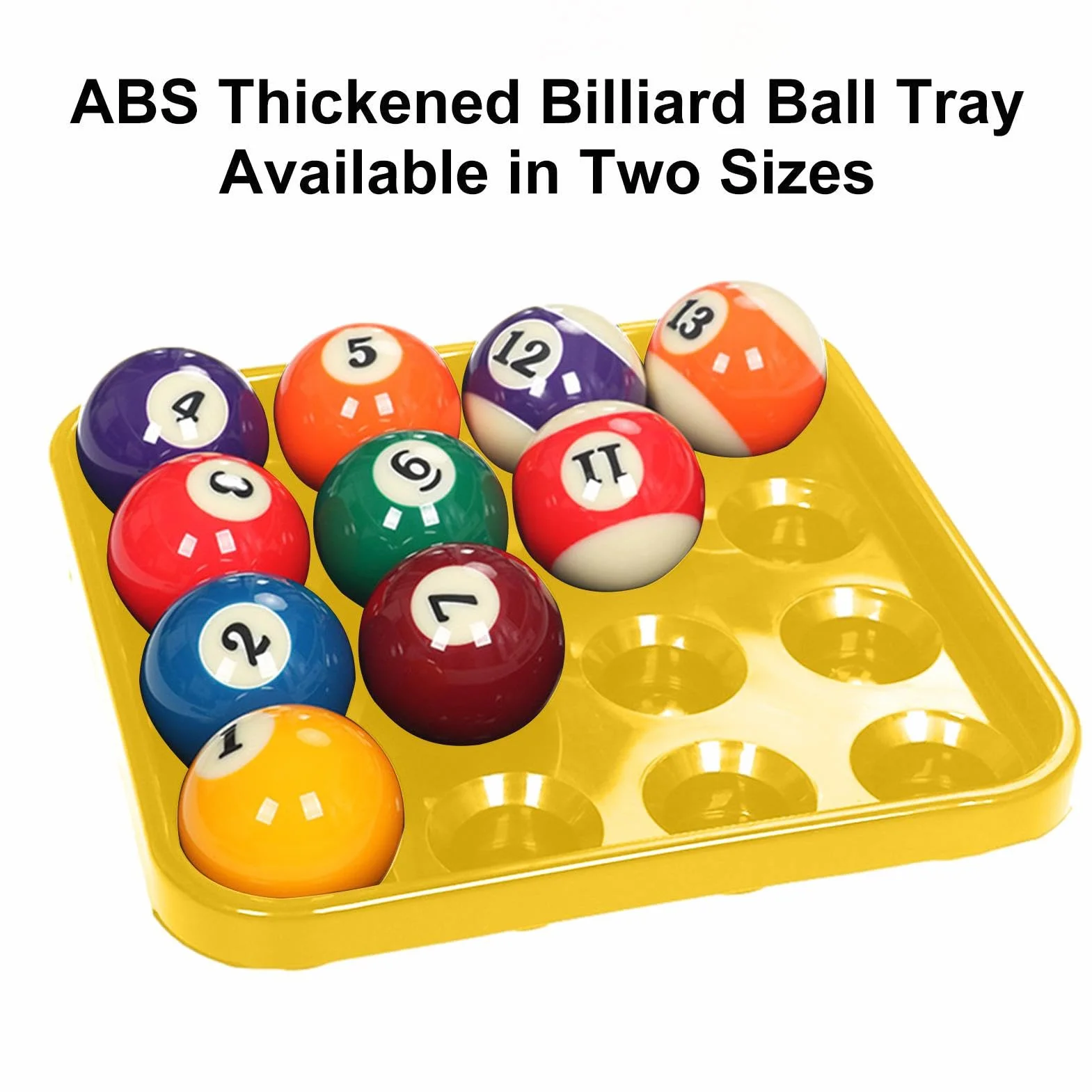 Vassoio per palline da biliardo in ABS 16 palline