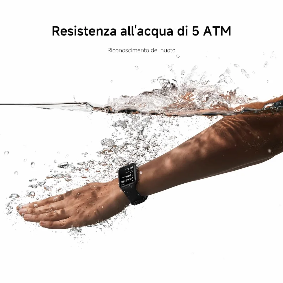 XIAOMI Smart Band 9 Pro Schermo AMOLED 44mm Telaio Alluminio Autonomia 21 giorni Monitoraggio SpO2 GPS 5 ATM