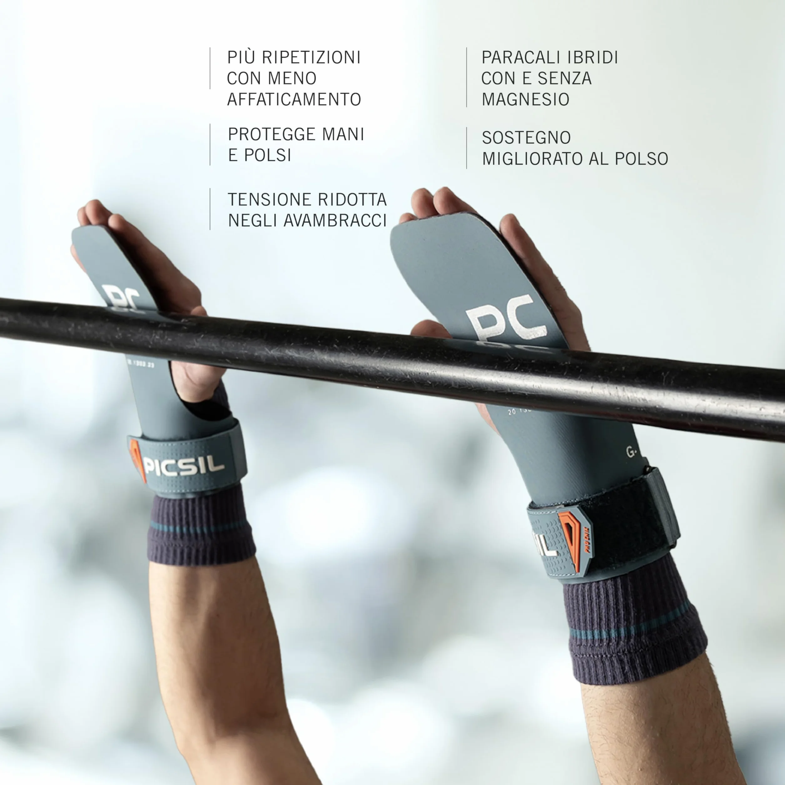 PICSIL Paracalli Phoenix Grips per Cross Training Calisthenics