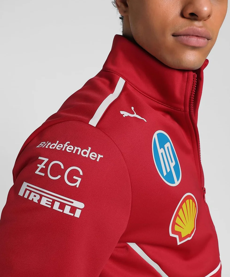 PUMA Scuderia Ferrari F1 Giacca Softshell Team 2025 - Rosso