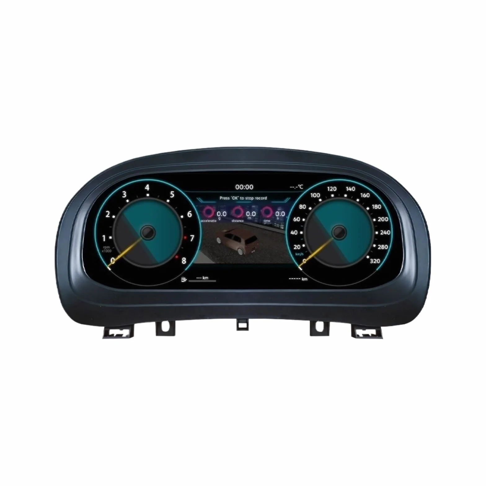 Cruscotto digitale LCD da 12,3 pollici compatibile con Volkswagen Golf 4 1997-2003 anni cruscotto cruscotto tachimetro